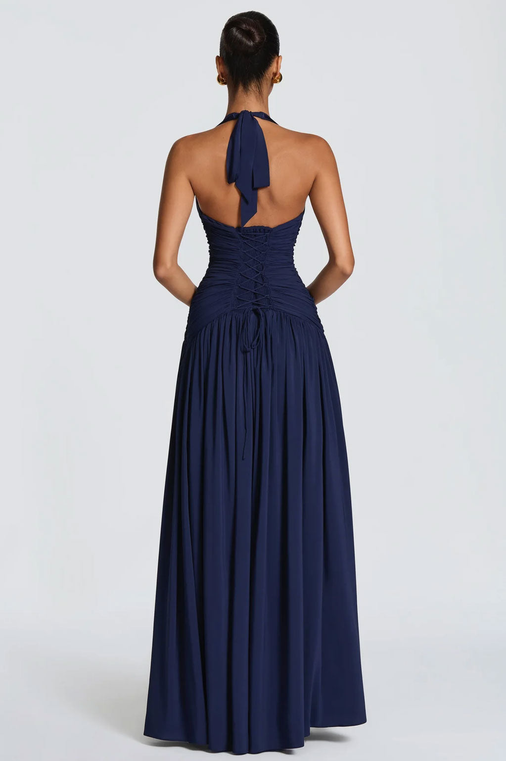 GOLDEN HOUR HALTER GOWN
