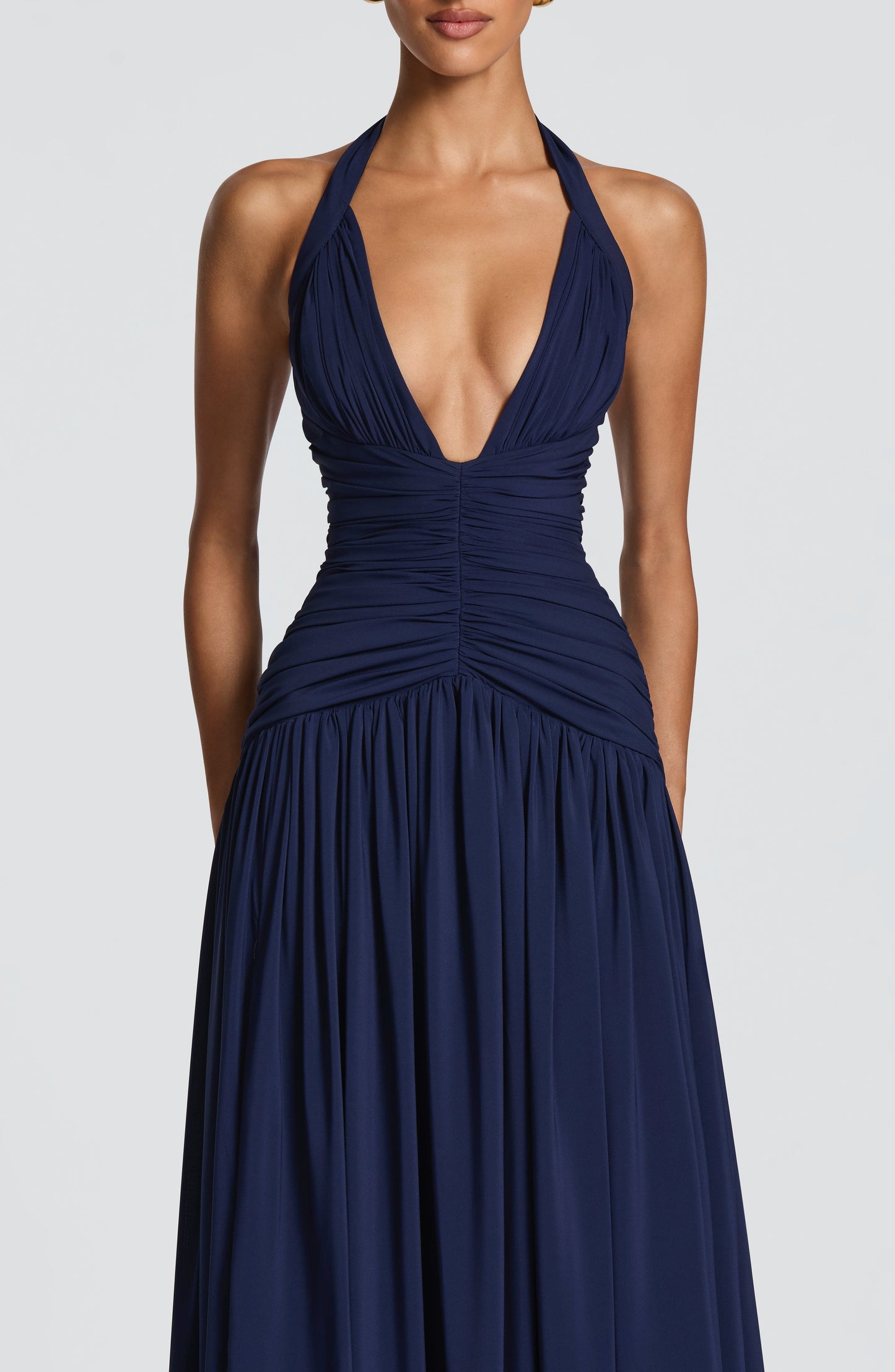 Amaris Maxi Dress - Navy Dress Fardora Premium Exclusive Design