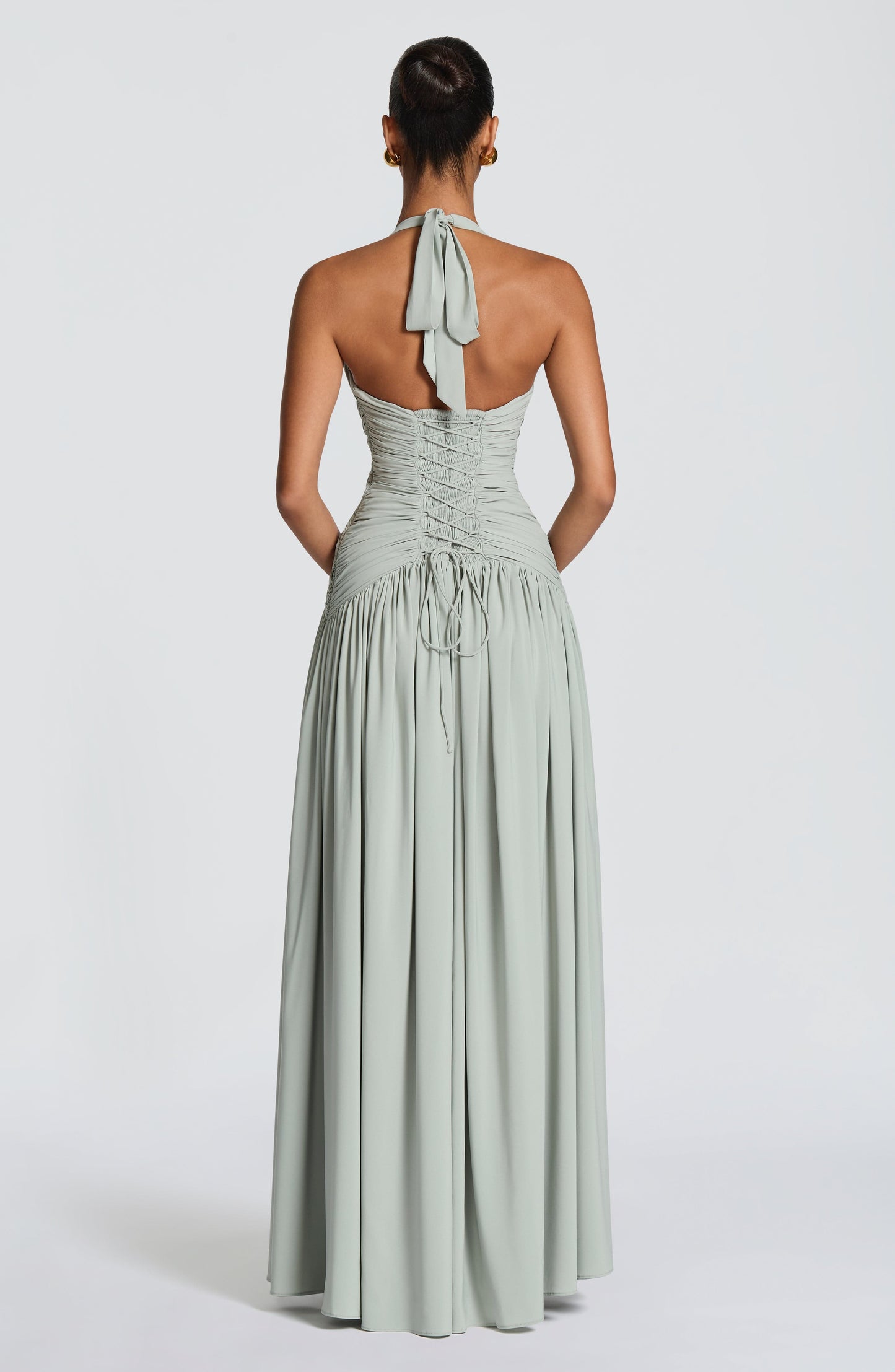 Amaris Maxi Dress - Sage Dress Fardora Premium Exclusive Design
