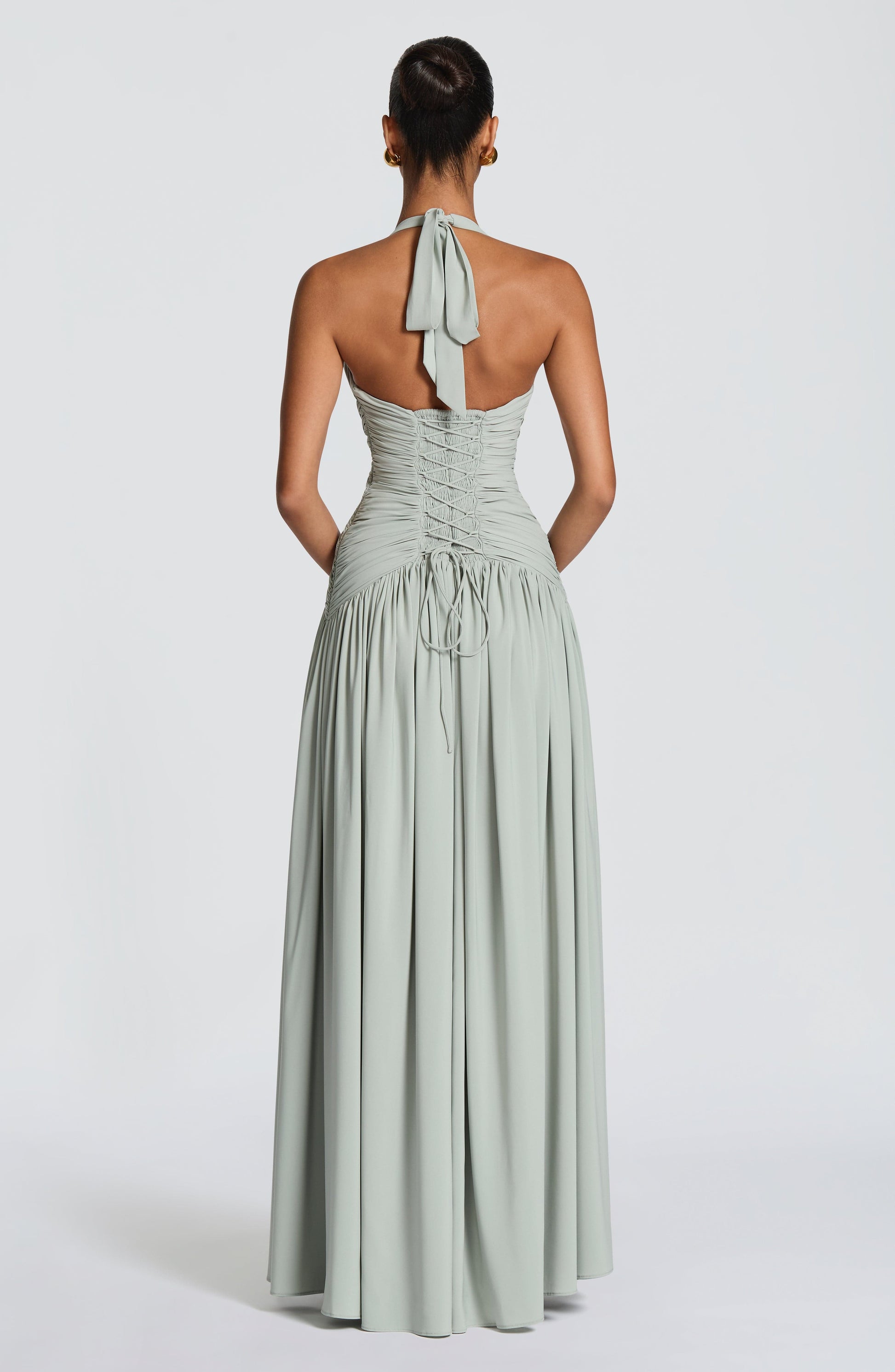 Amaris Maxi Dress - Sage Dress Fardora Premium Exclusive Design