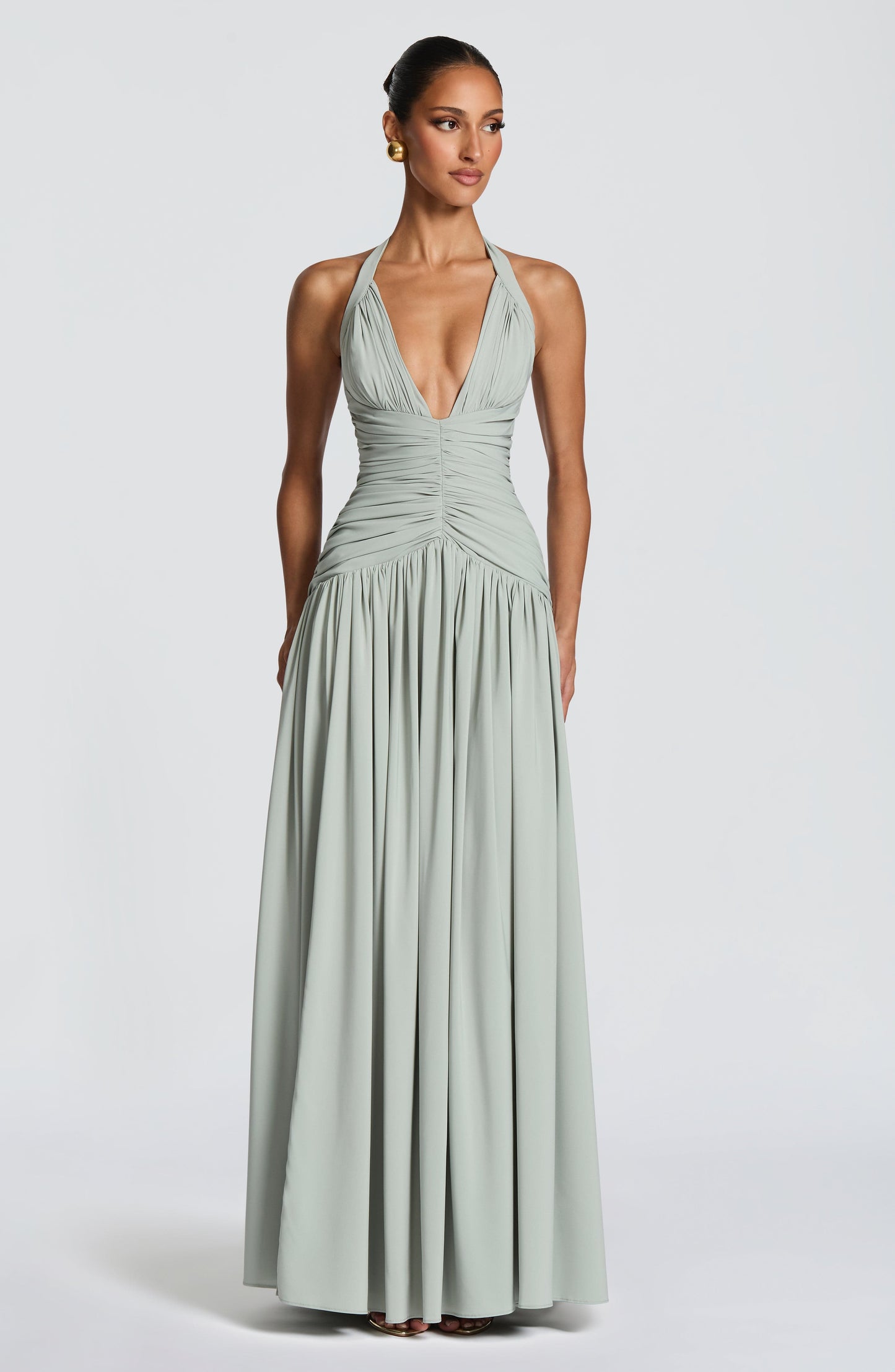 Amaris Maxi Dress - Sage Dress Fardora Premium Exclusive Design