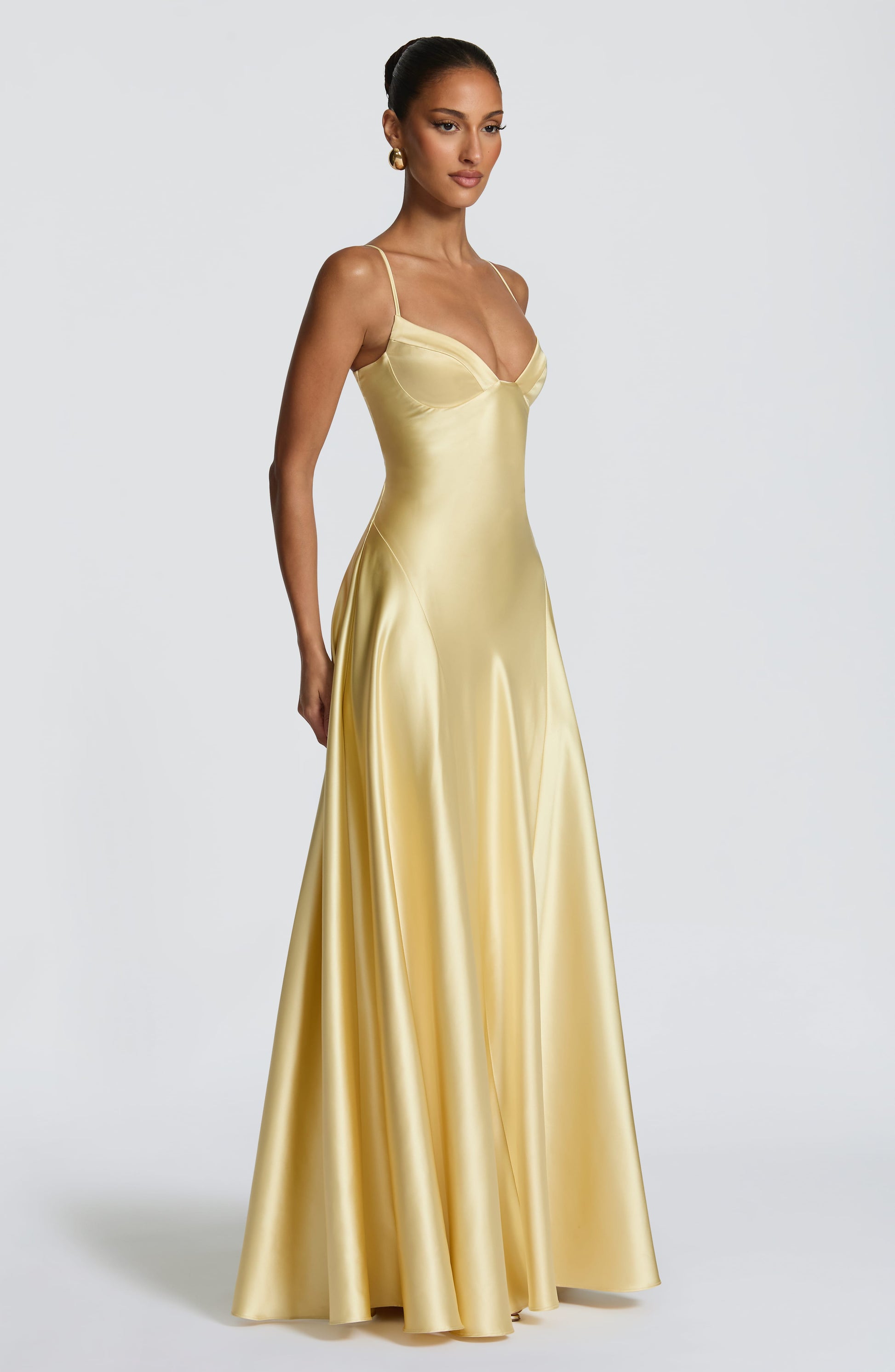 Asterin Maxi Dress - Lemon Dress Babyboo Fashion Premium Exclusive Design