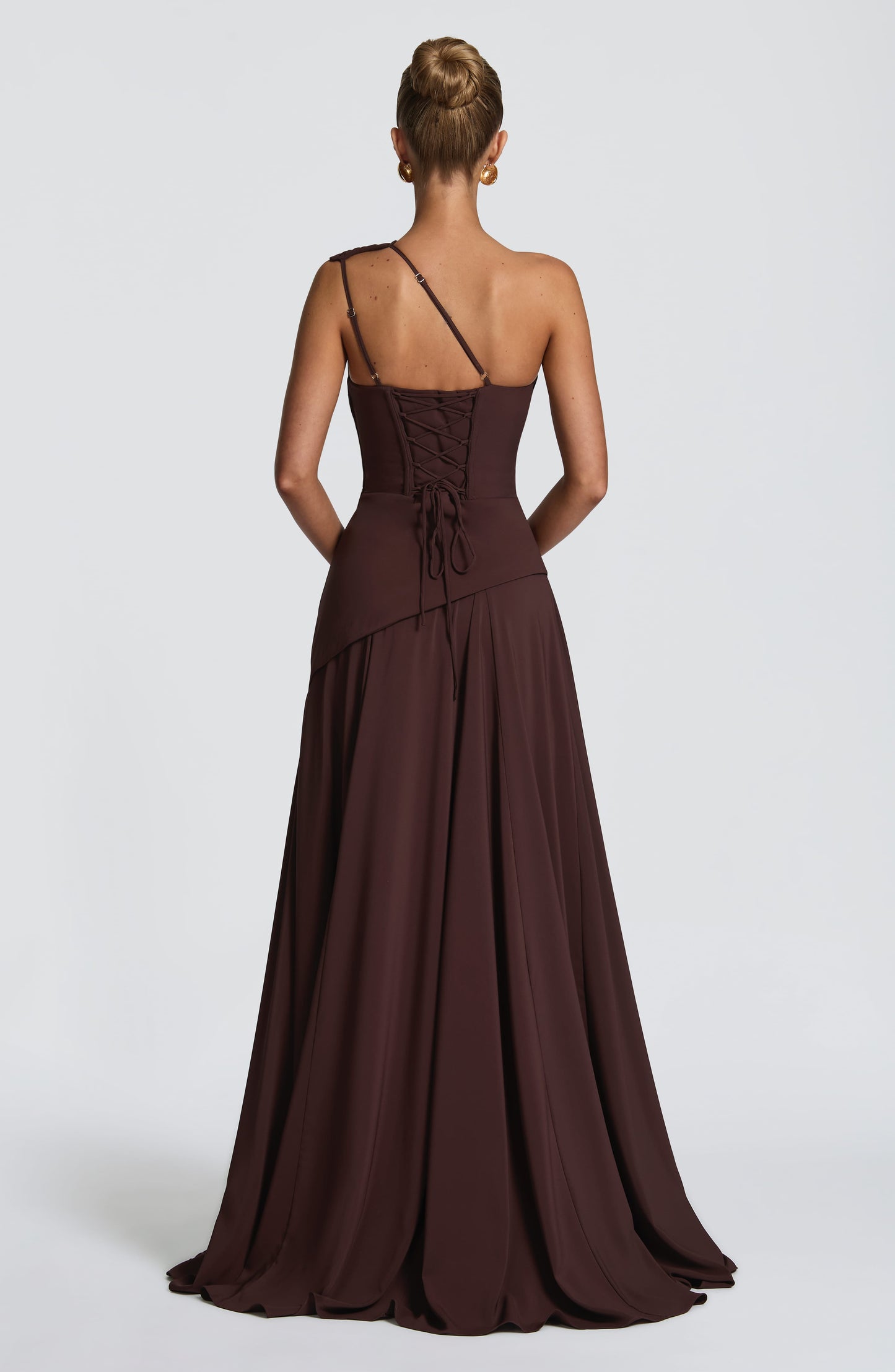 Bianca Maxi Dress - Plum Brown Dress Babyboo Fashion Premium Exclusive Design