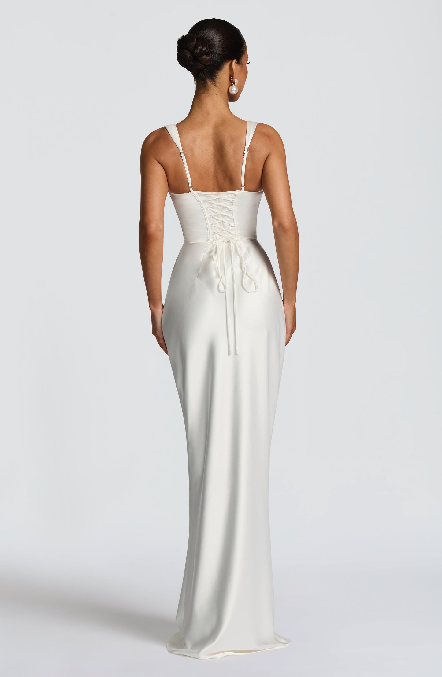 Calanthe Maxi Dress - Ivory Dress Fardora Premium Exclusive Design