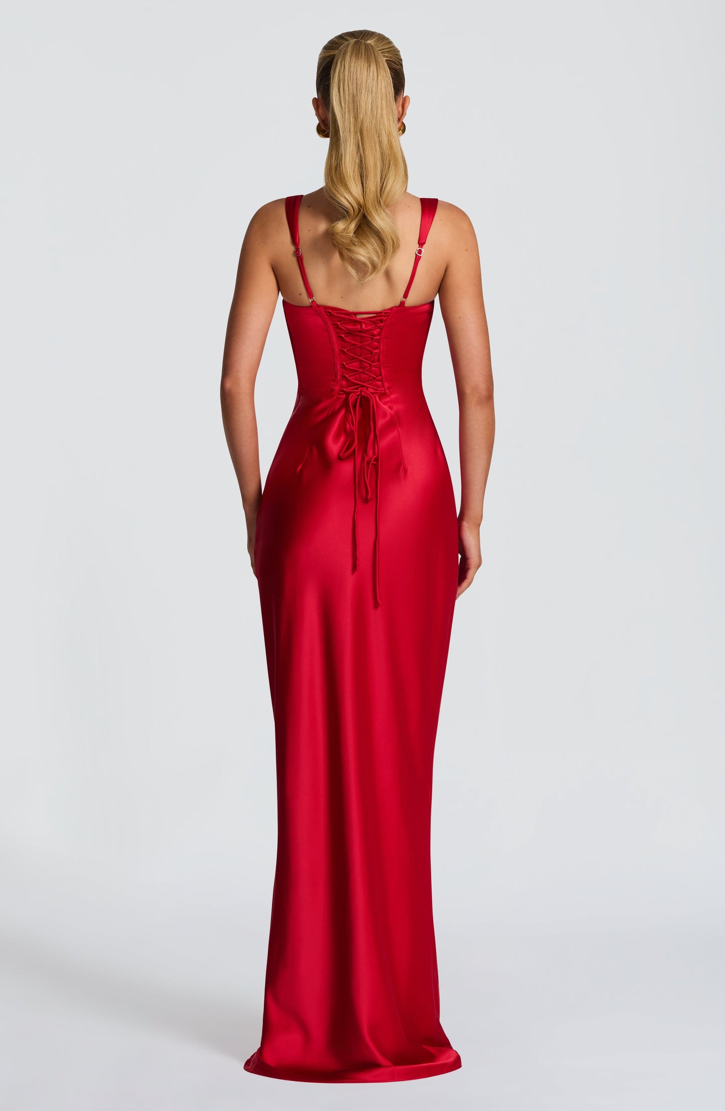 Calanthe Maxi Dress - Red Dress Fardora Premium Exclusive Design