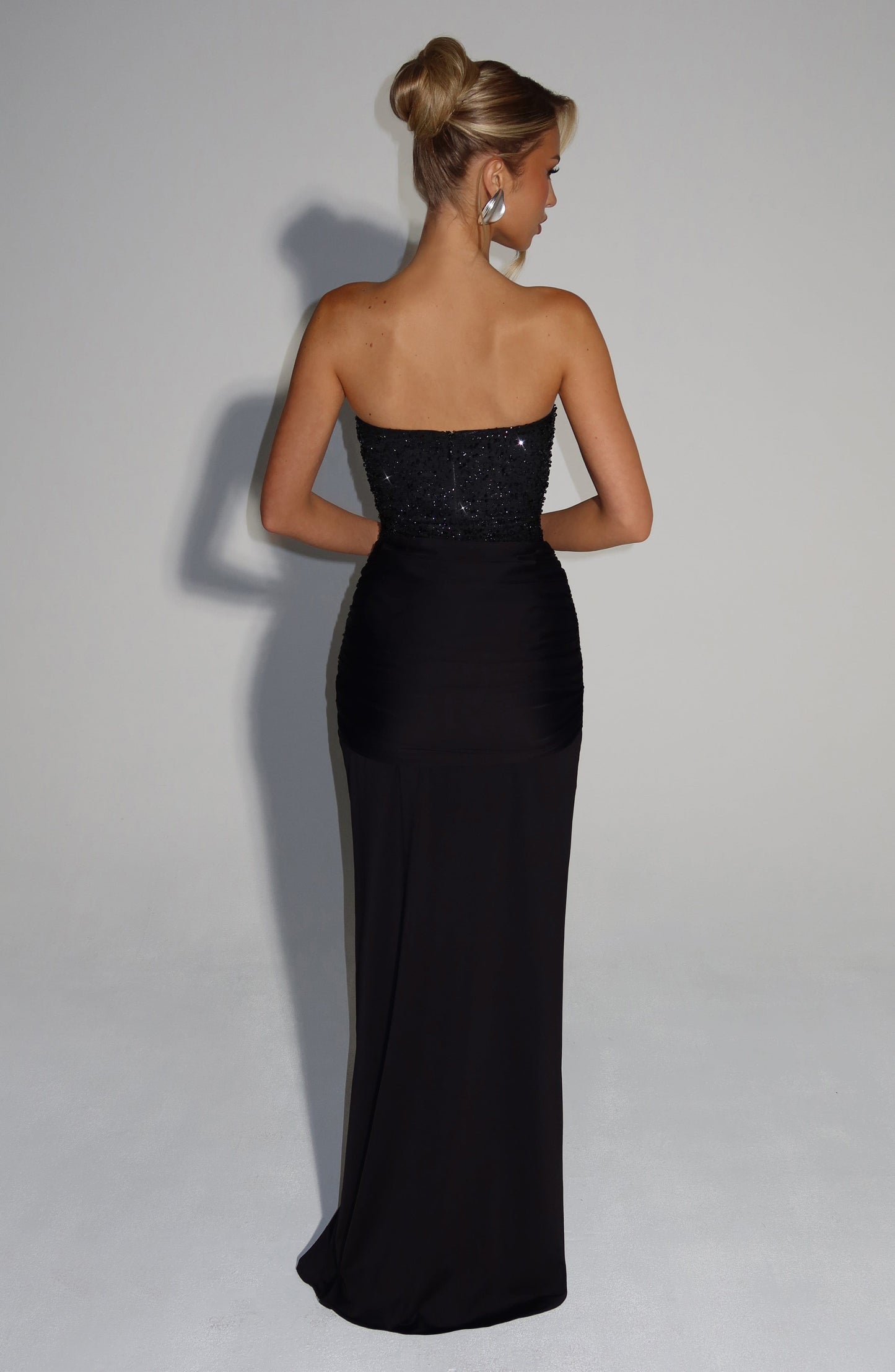 Carina Maxi Dress - Black Dress Fardora Premium Exclusive Design