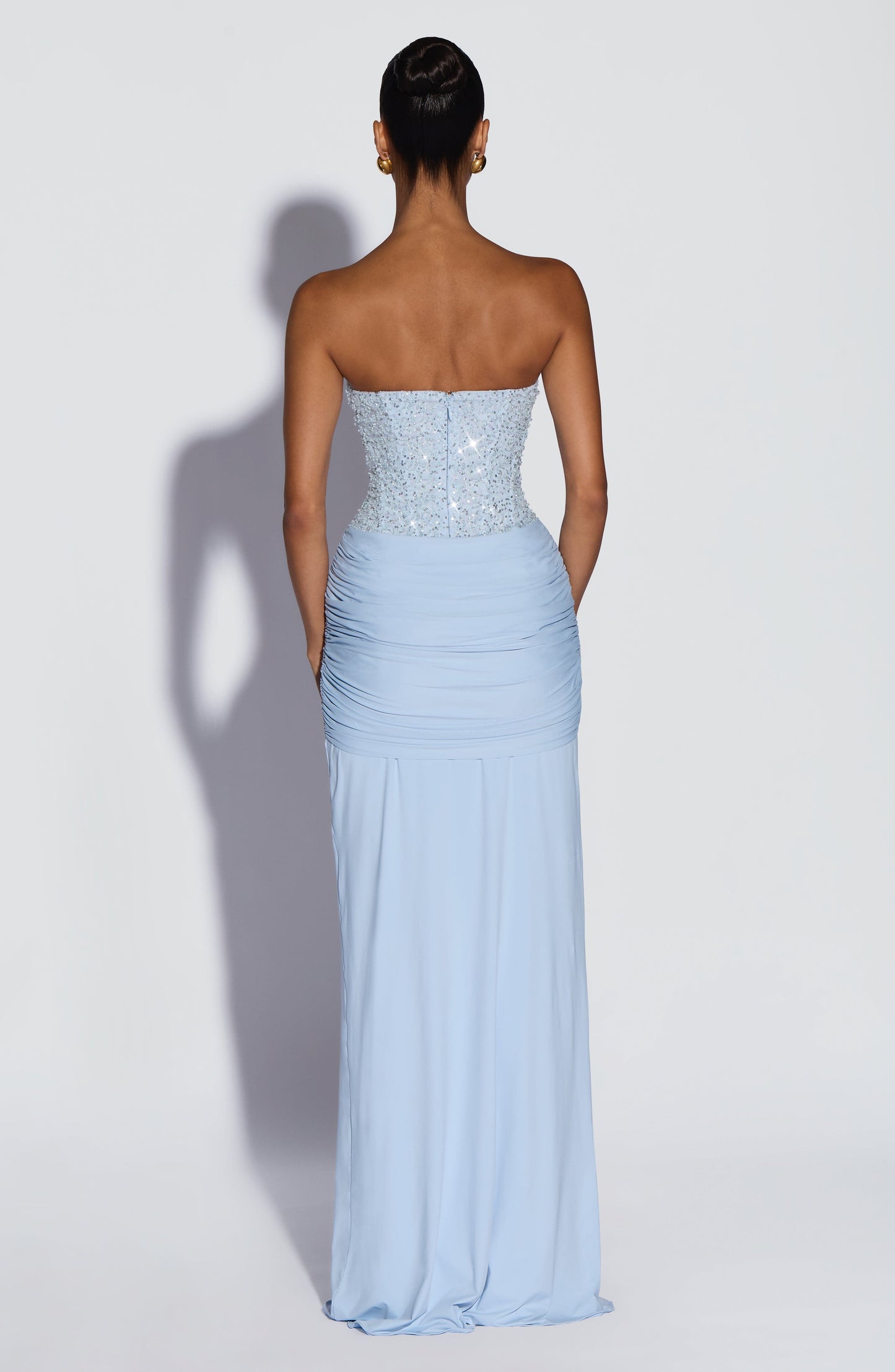 Carina Maxi Dress - Glacier Blue Dress Fardora Premium Exclusive Design