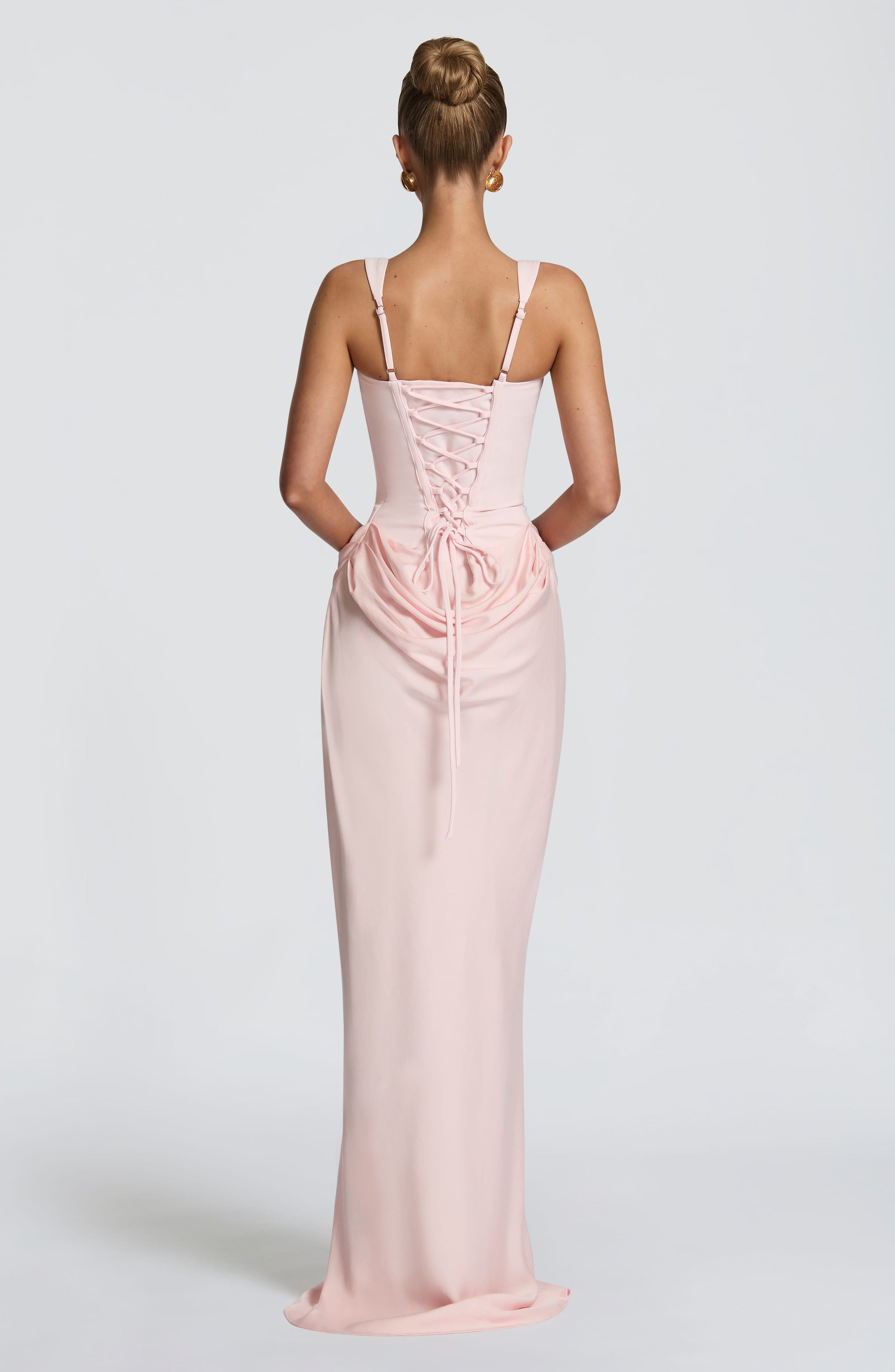 Cornelia Maxi Dress - Blush Dress Fardora Premium Exclusive Design