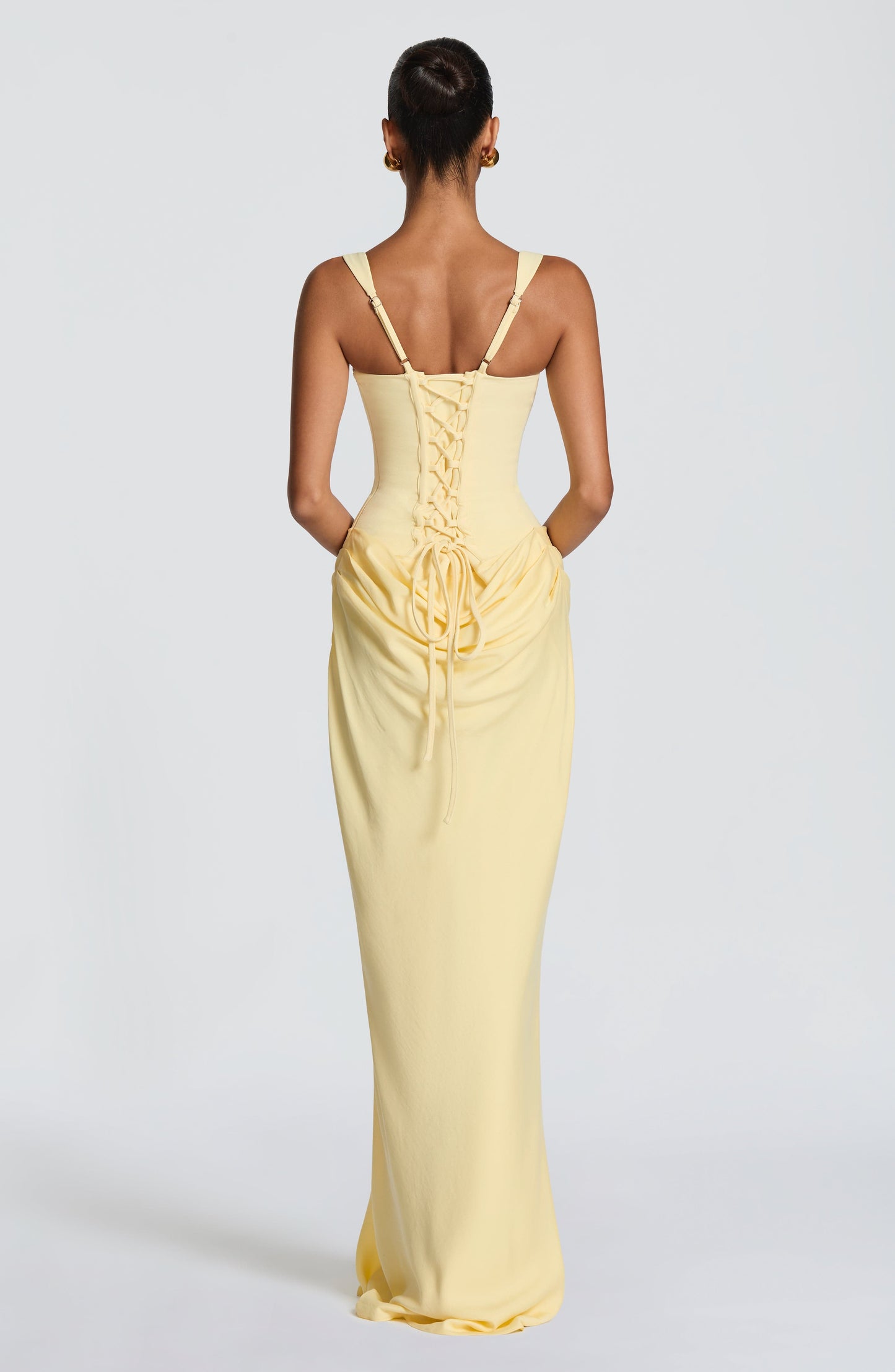 Cornelia Maxi Dress - Lemon Dress Fardora Premium Exclusive Design