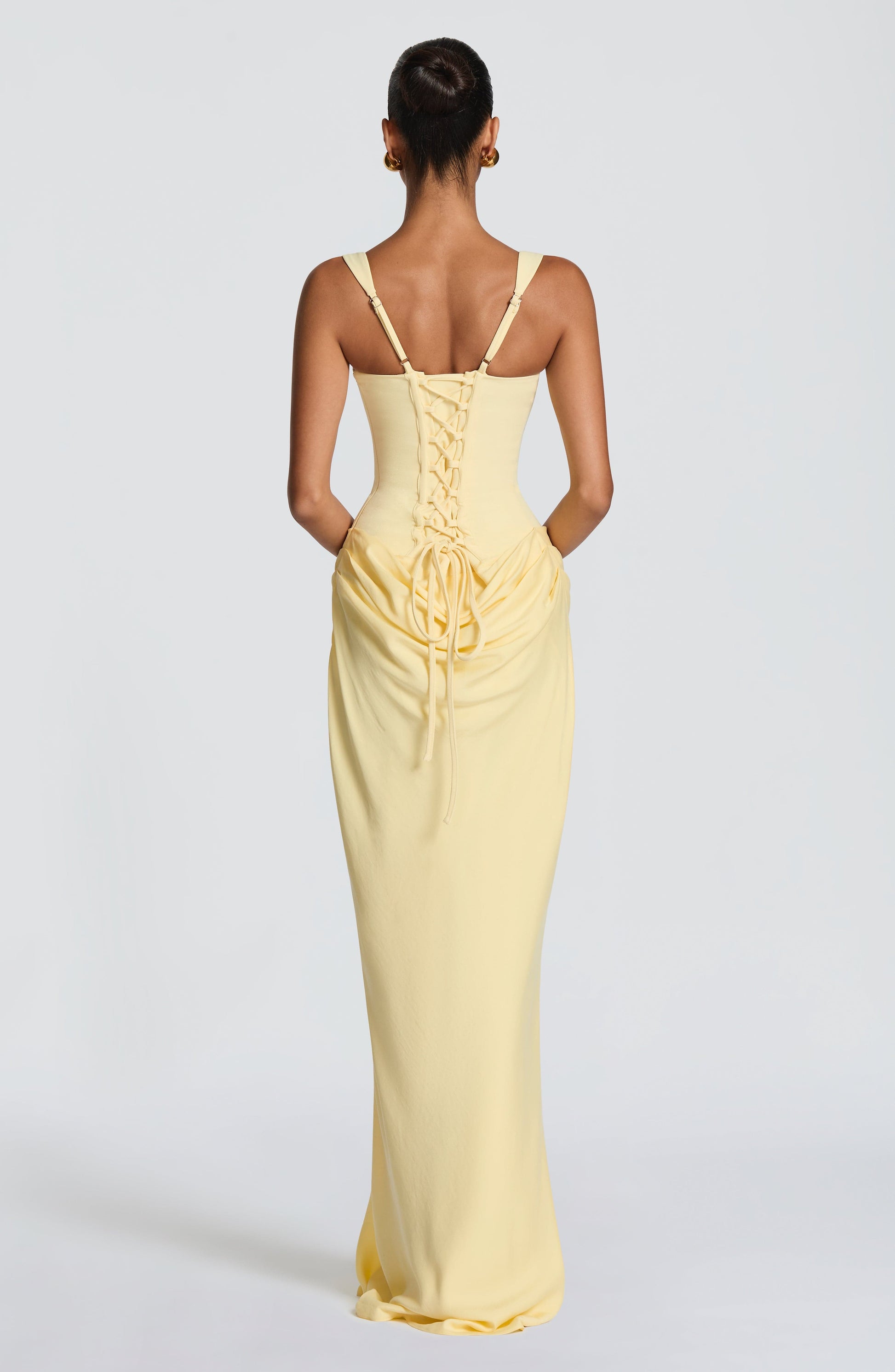 Cornelia Maxi Dress - Lemon Dress Fardora Premium Exclusive Design