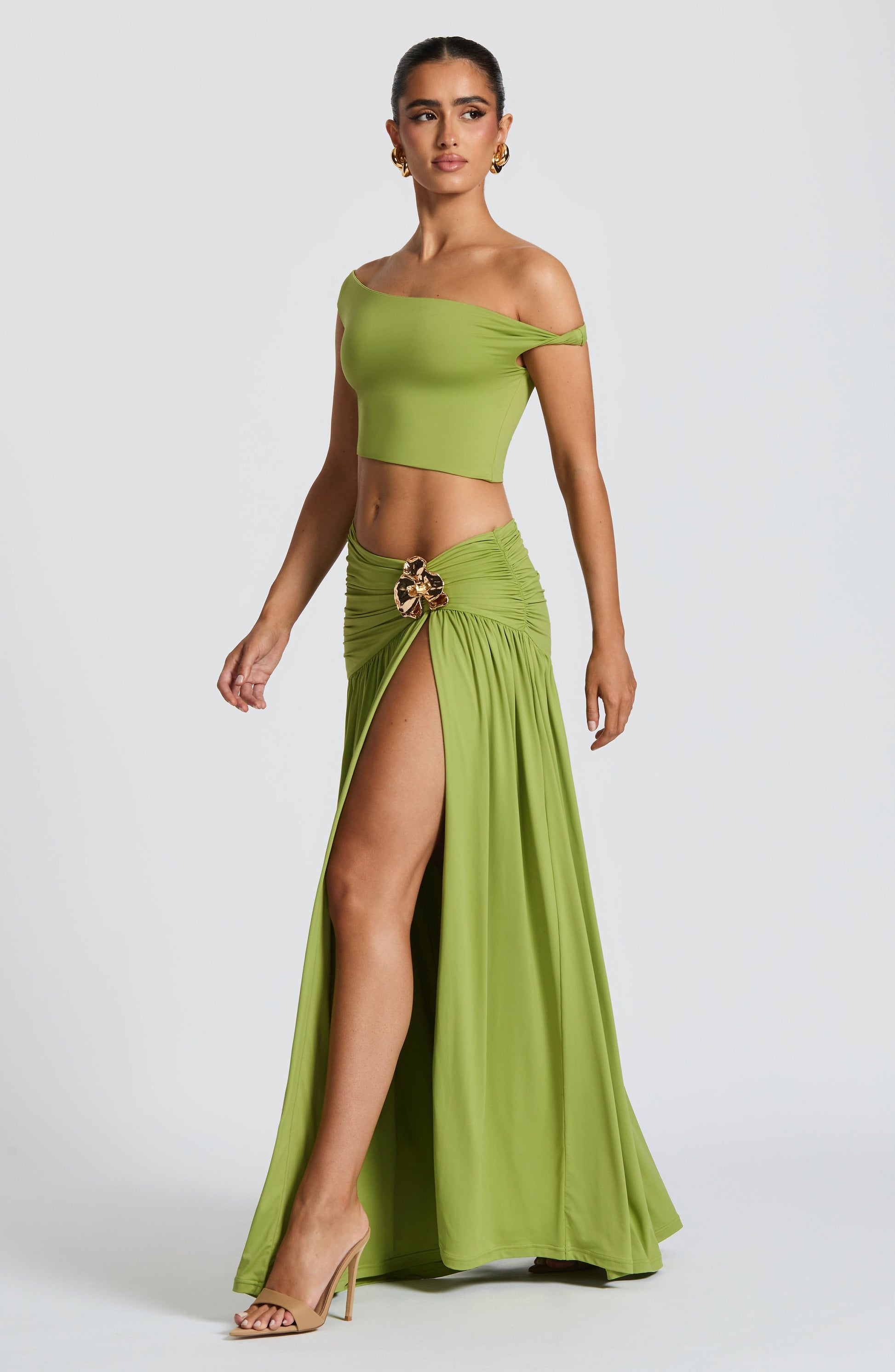 Eva Top - Olive Top Fardora Premium Exclusive Design