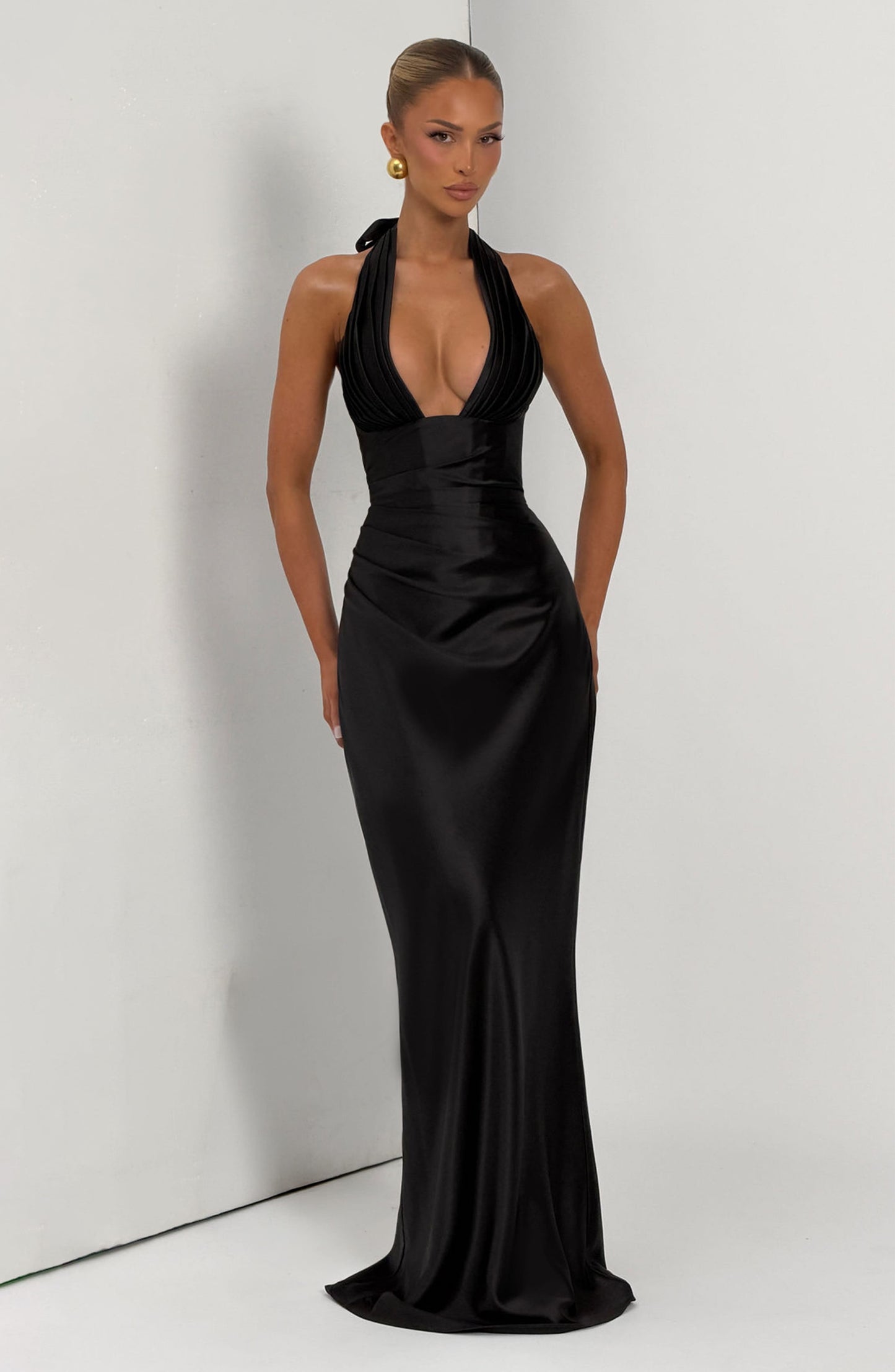 Elowen Maxi Dress - Black Dress Fardora Premium Exclusive Design