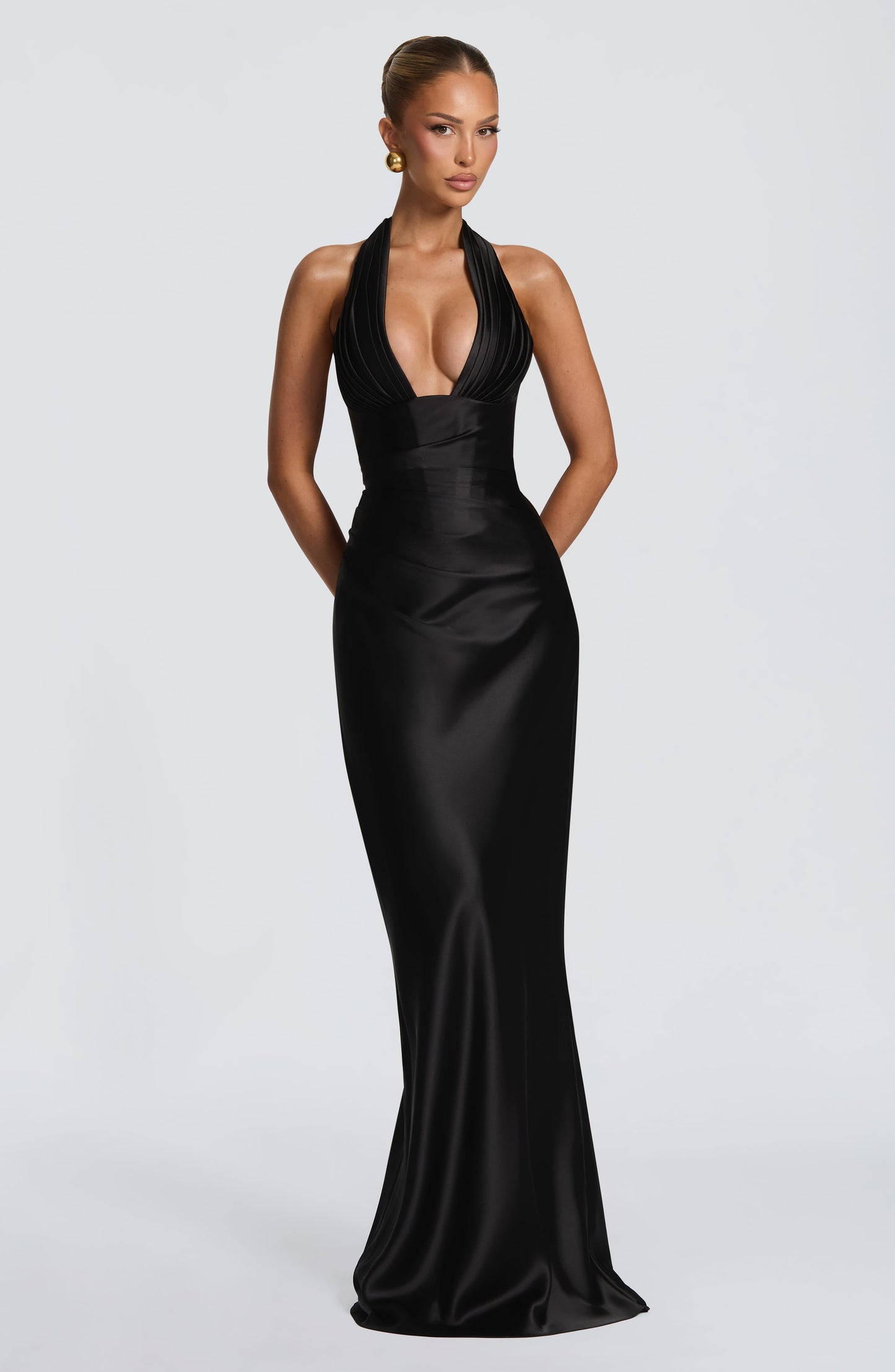 Elowen Maxi Dress - Black Dress XS Fardora Premium Exclusive Design