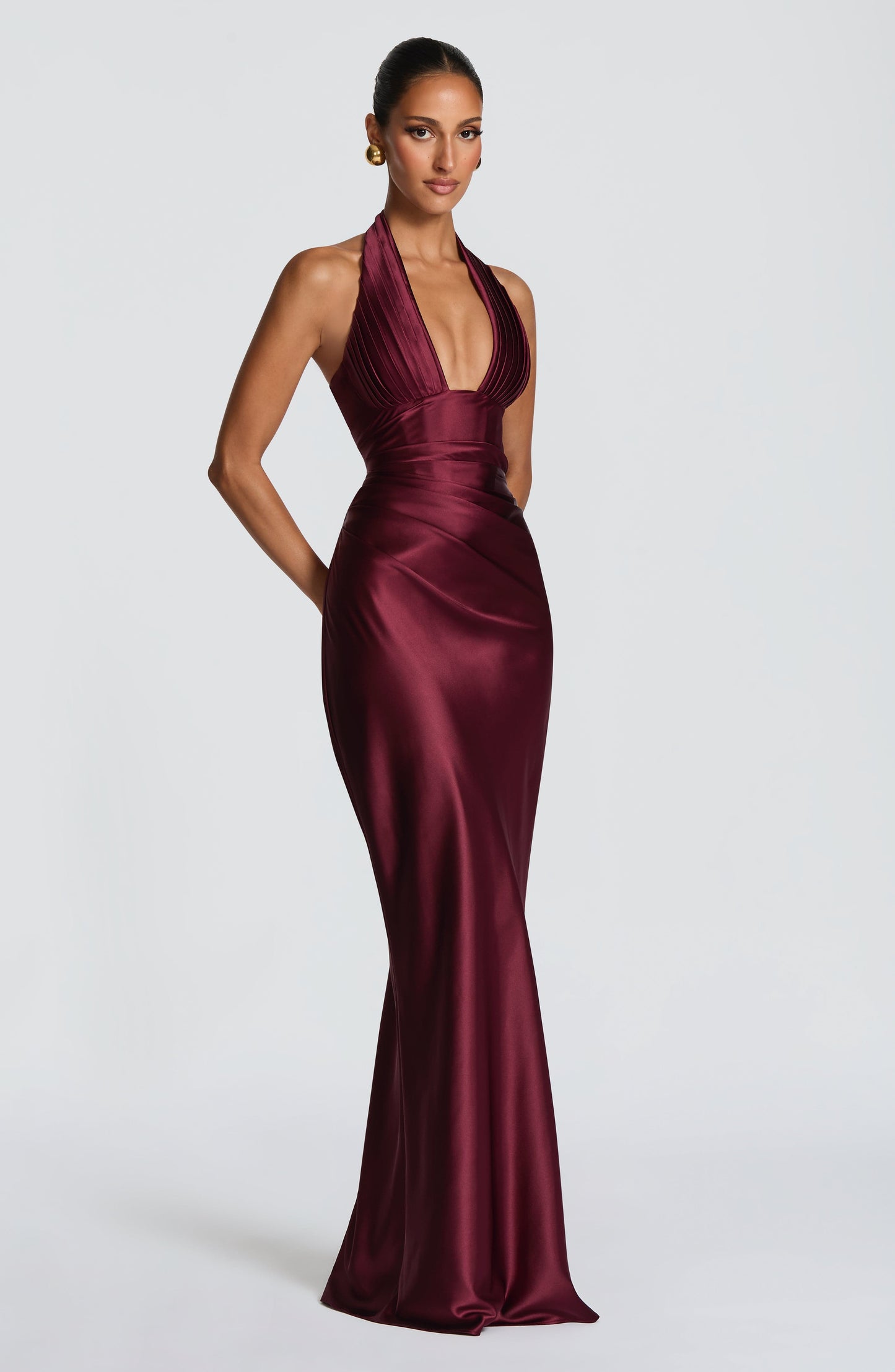 Elowen Maxi Dress - Cherry Lacquer Dress Fardora Premium Exclusive Design