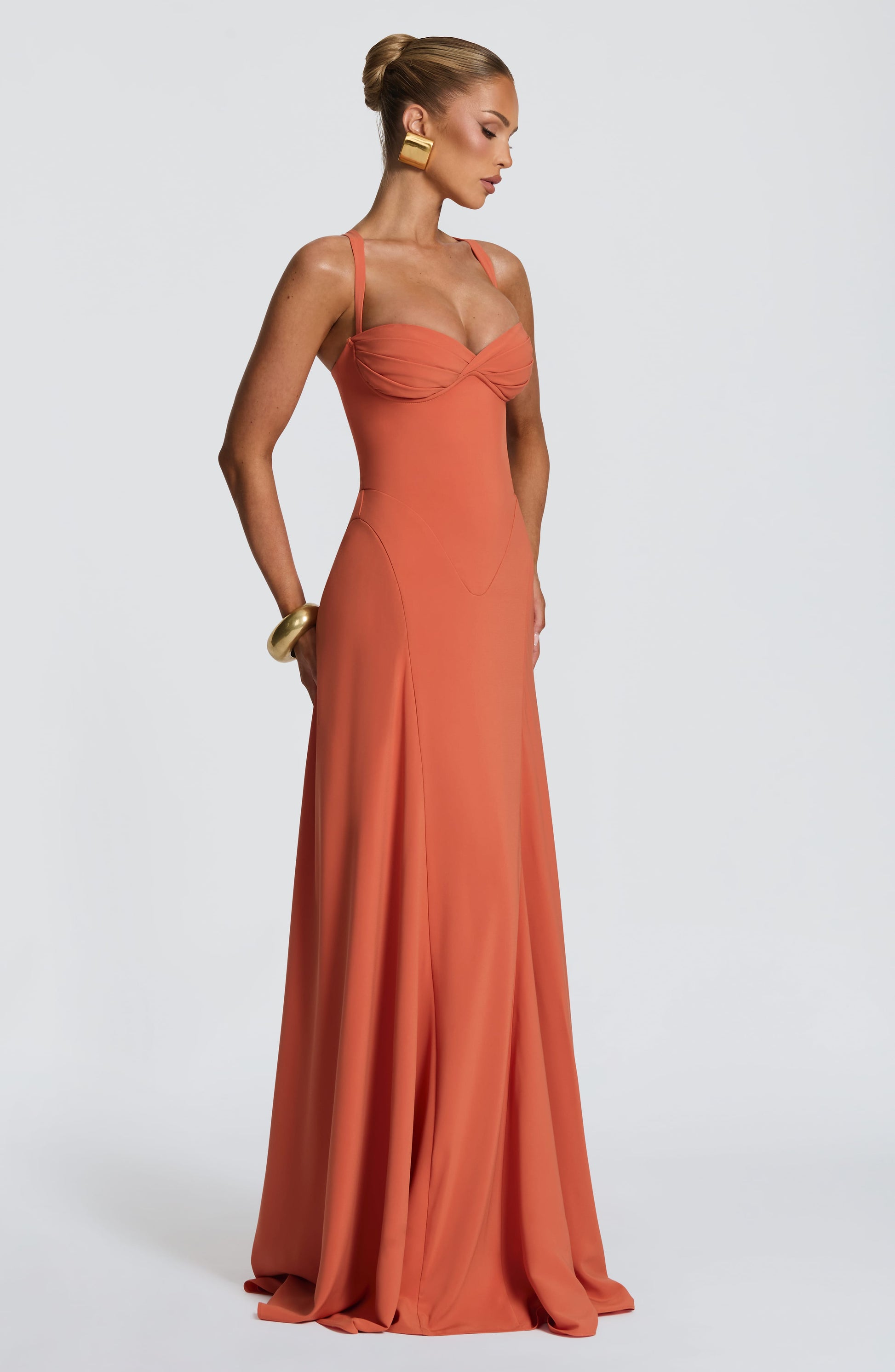 Irie Maxi Dress - Burnt Orange Dress Babyboo Fashion Premium Exclusive Design