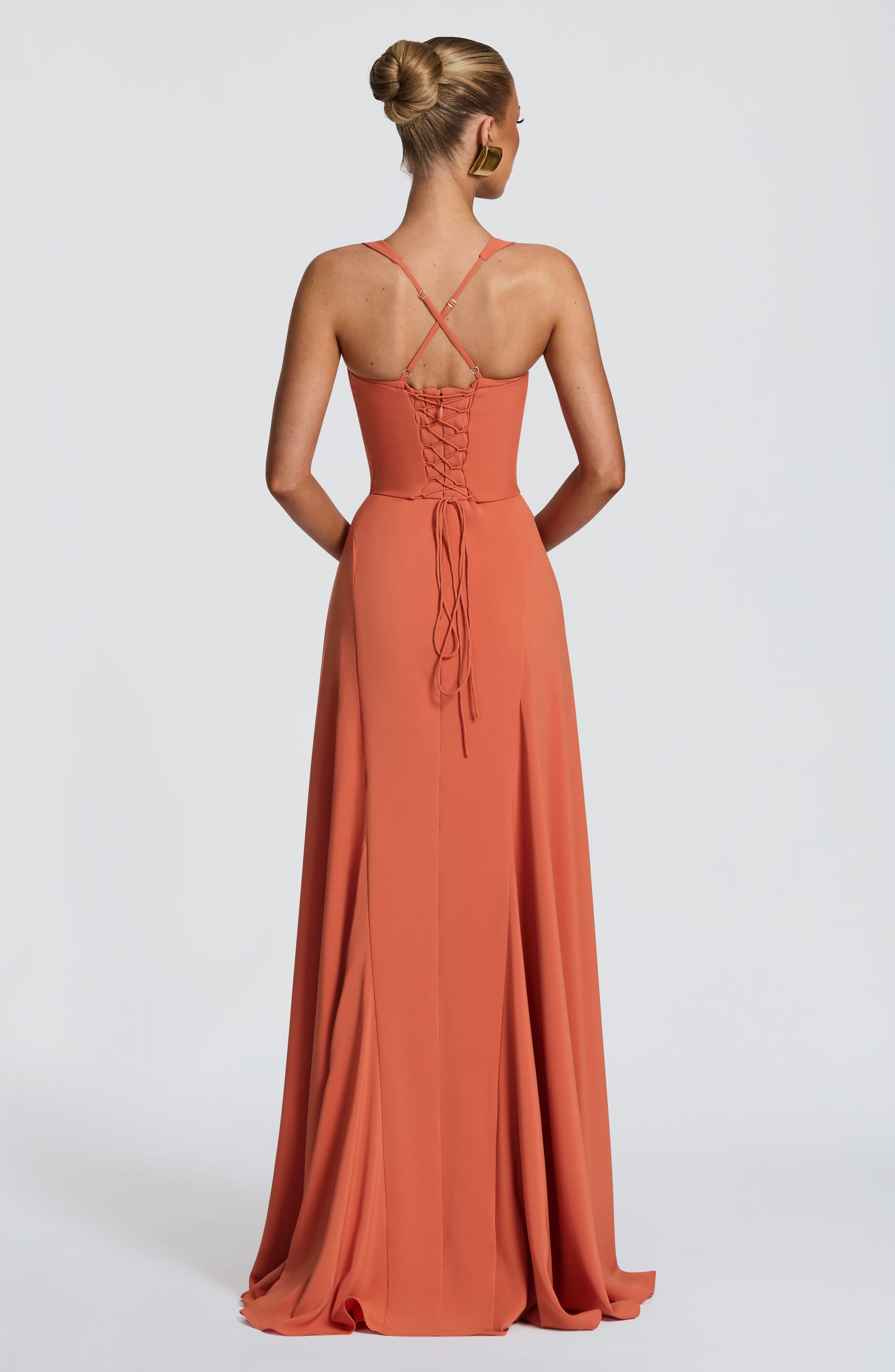 Irie Maxi Dress - Burnt Orange Dress Babyboo Fashion Premium Exclusive Design