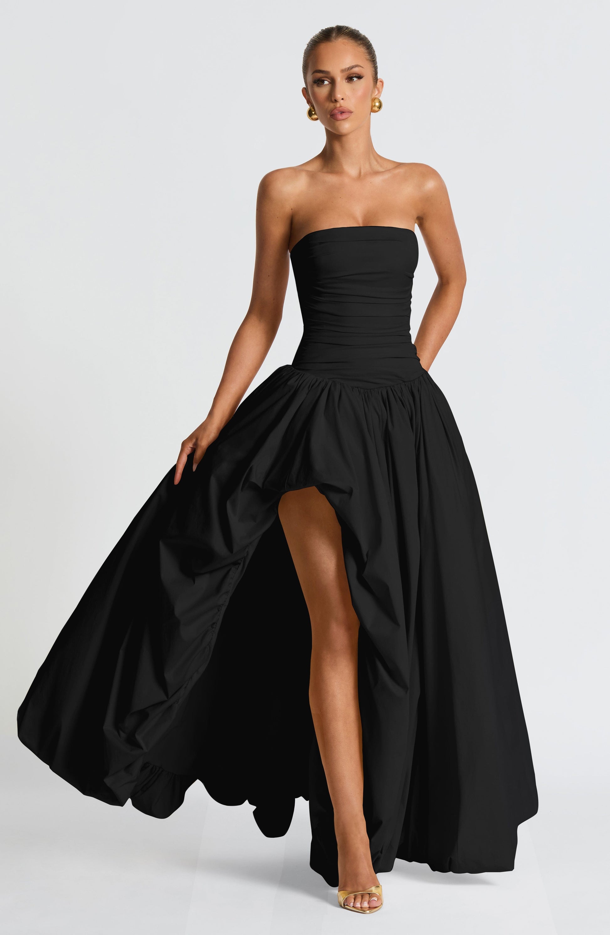 Jillian Maxi Dress - Black Dress XS Babyboo Fashion Premium Exclusive Design