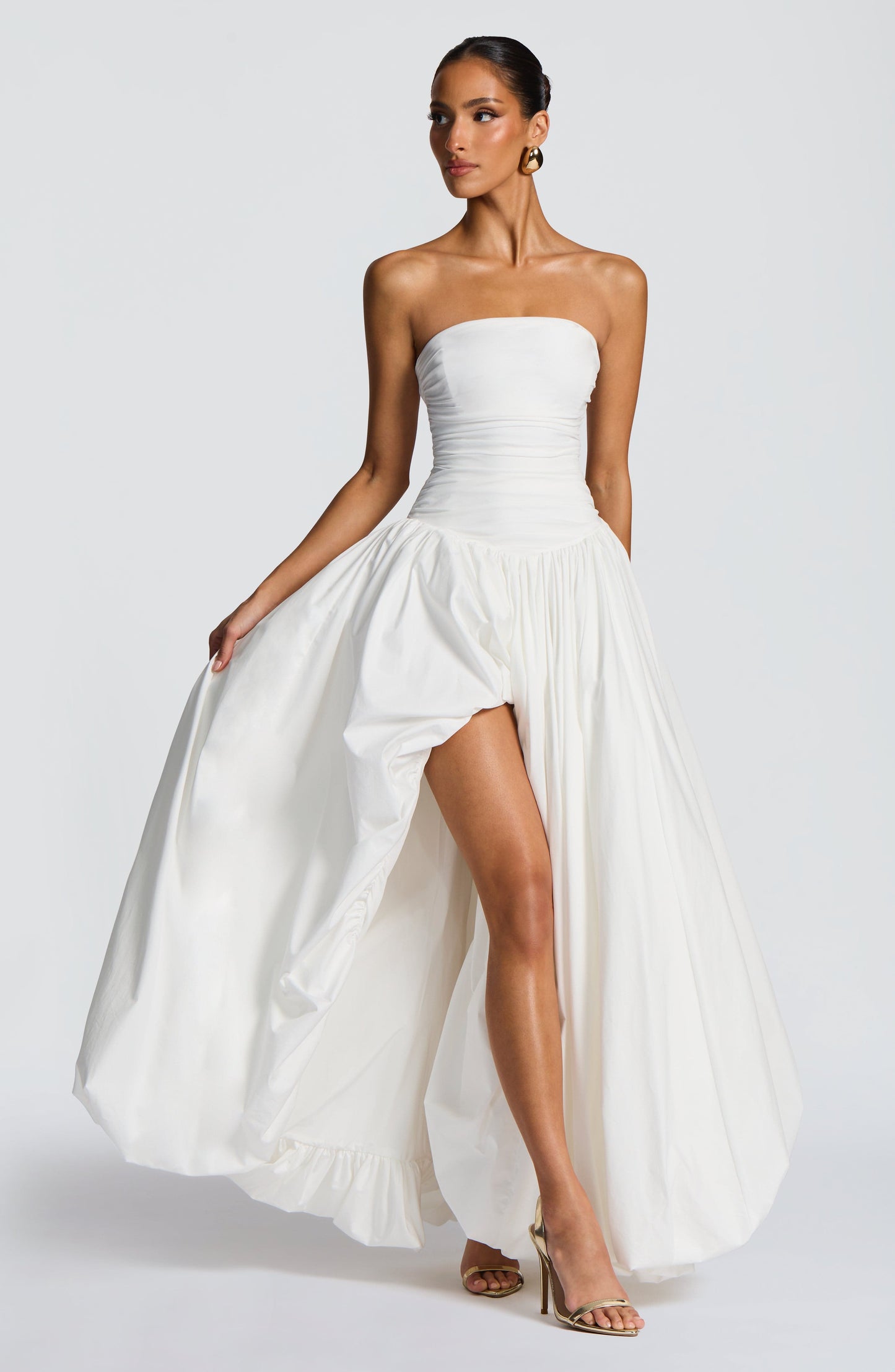 Jillian Maxi Dress - Ivory Dress Babyboo Fashion Premium Exclusive Design