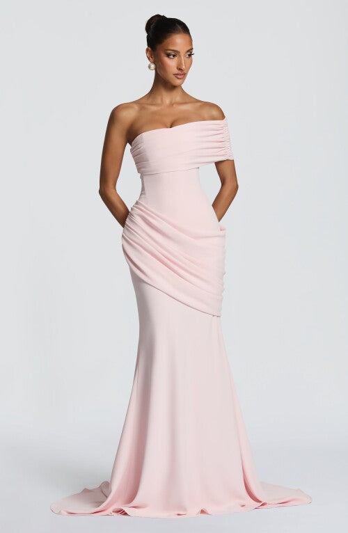 Kasia Gown - Blush Dress Fardora Premium Exclusive Design