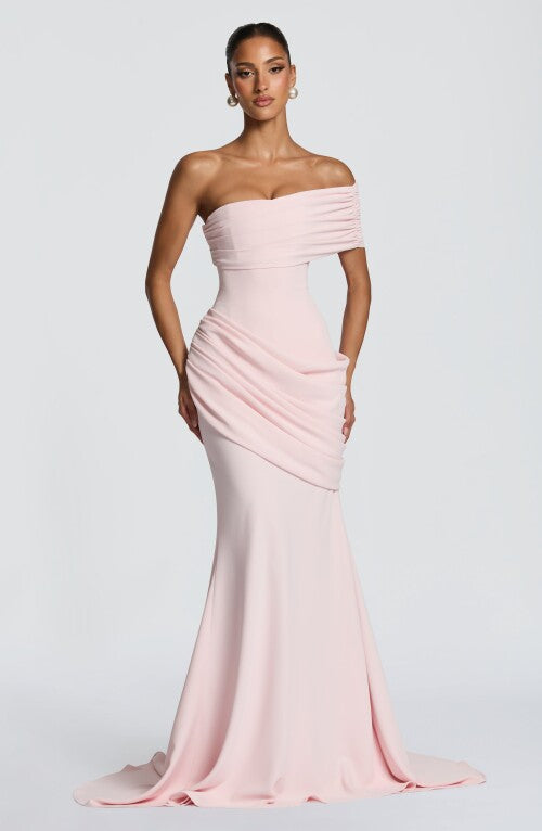 Kasia Gown - Blush Dress Fardora Premium Exclusive Design