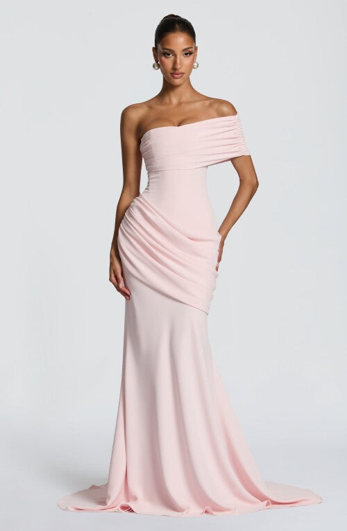Kasia Gown - Blush Dress XS Fardora Premium Exclusive Design
