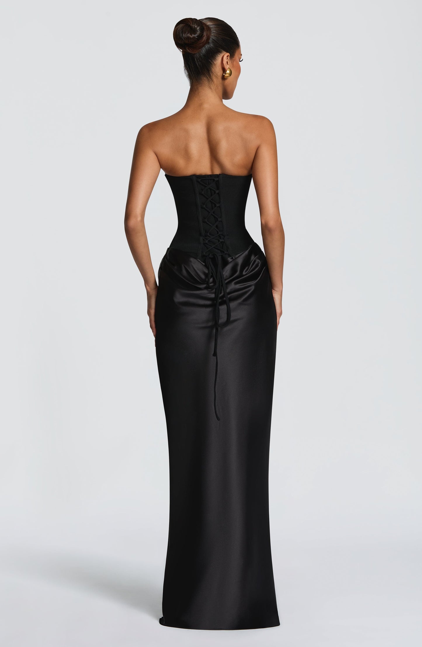 Maggie Maxi Dress - Black Dress Fardora Premium Exclusive Design
