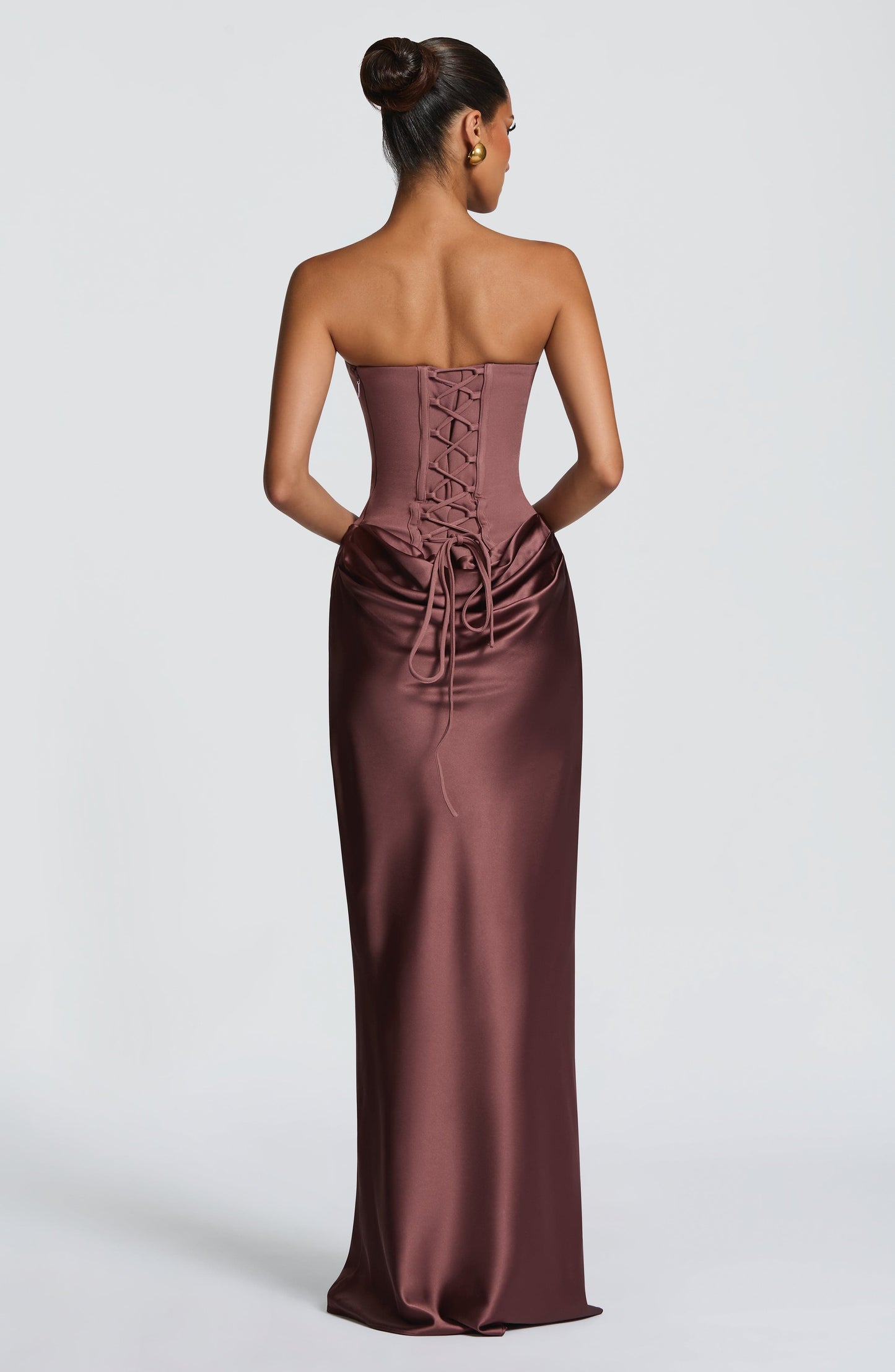 Maggie Maxi Dress - Dusty Rose Dress Fardora Premium Exclusive Design