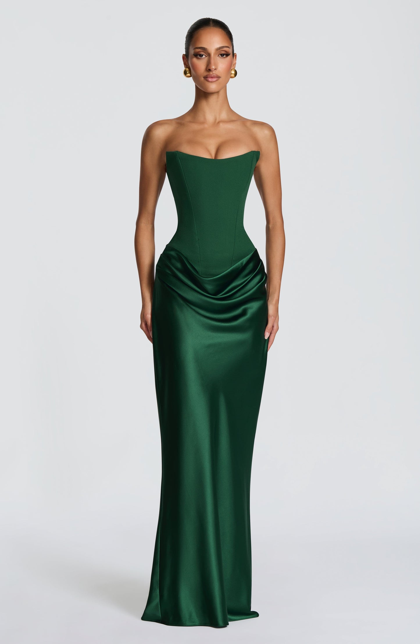 Maggie Maxi Dress - Emerald Dress Fardora Premium Exclusive Design