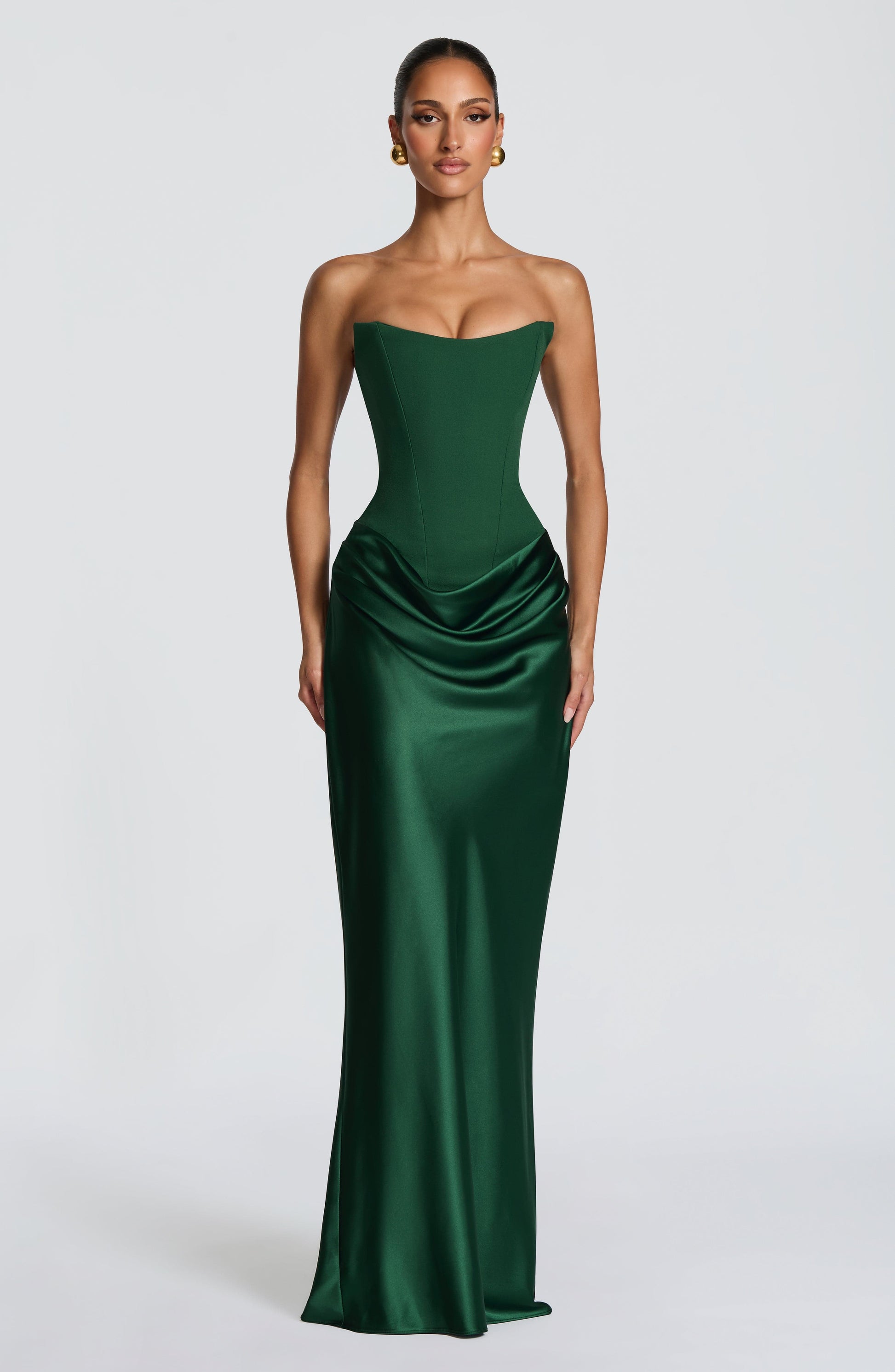 Maggie Maxi Dress - Emerald Dress Fardora Premium Exclusive Design