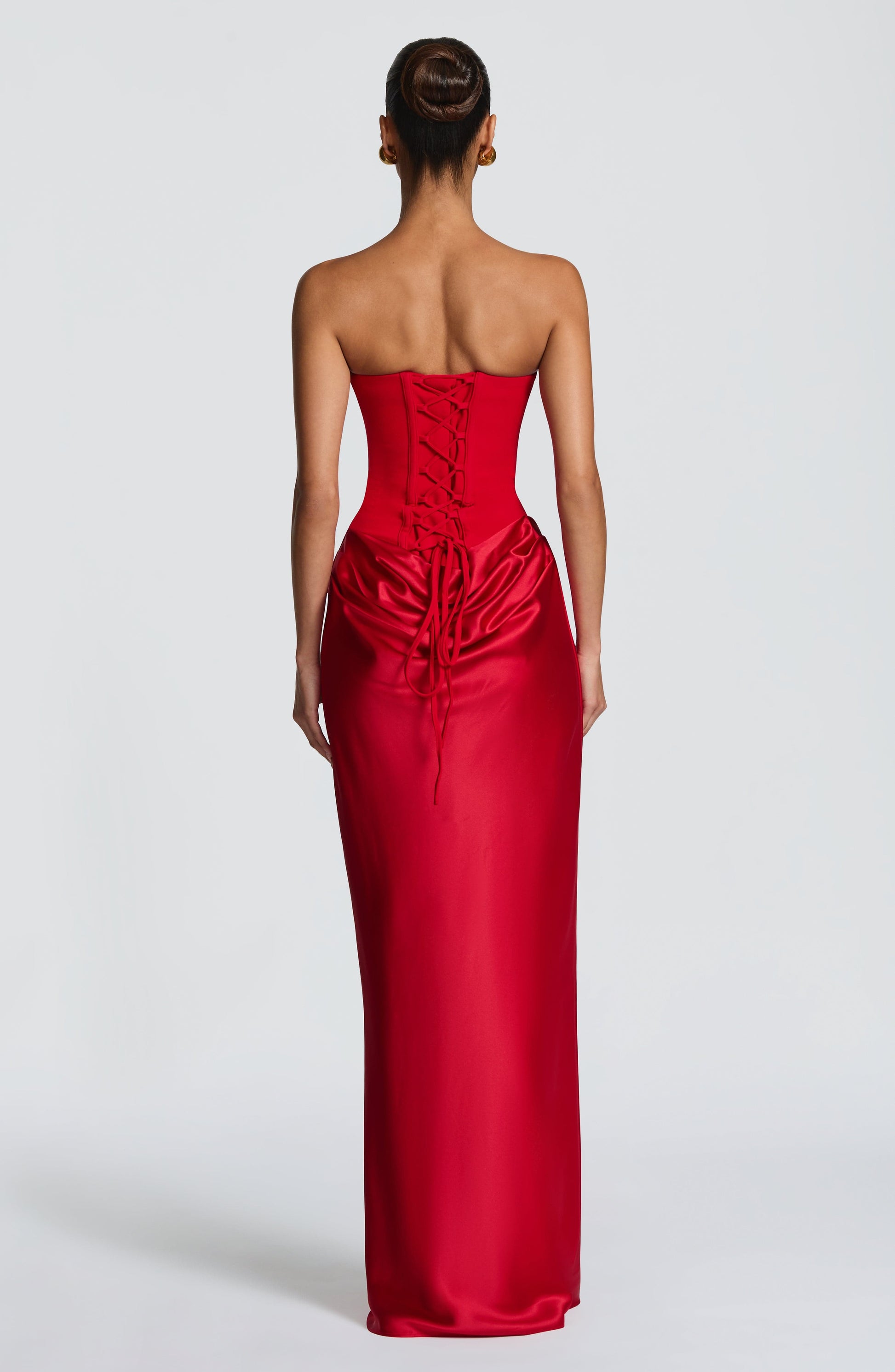 Maggie Maxi Dress - Red Dress Fardora Premium Exclusive Design