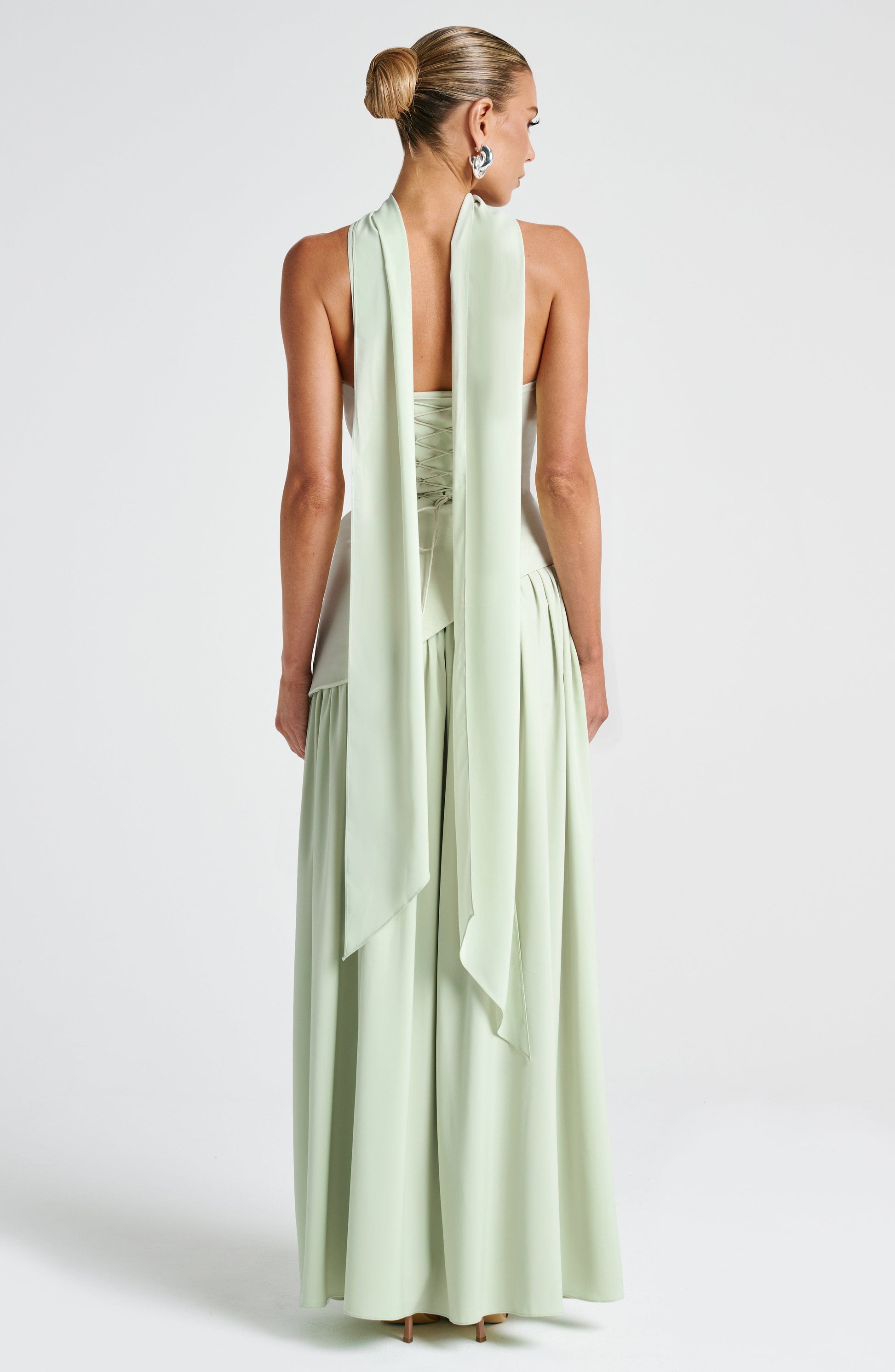 Maliyah Maxi Dress - Mint Dress Fardora Premium Exclusive Design