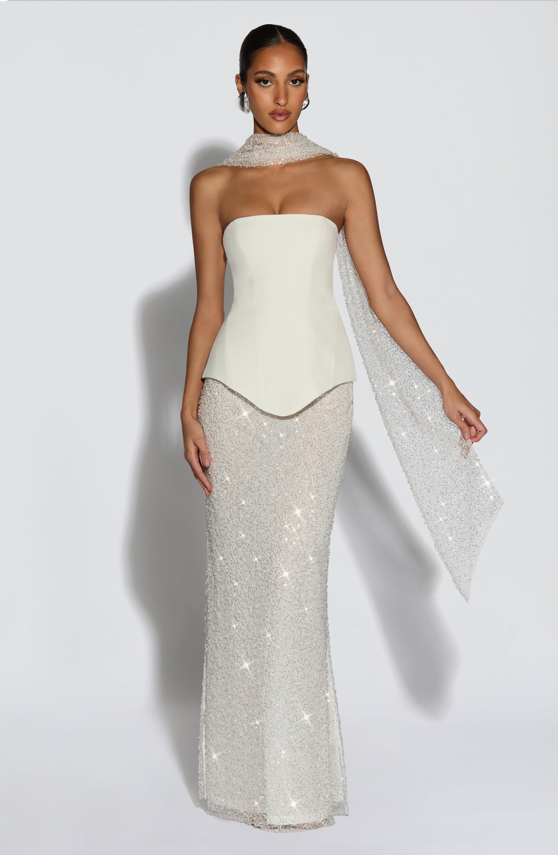 Oakley Corset - Ivory Tops Fardora Premium Exclusive Design