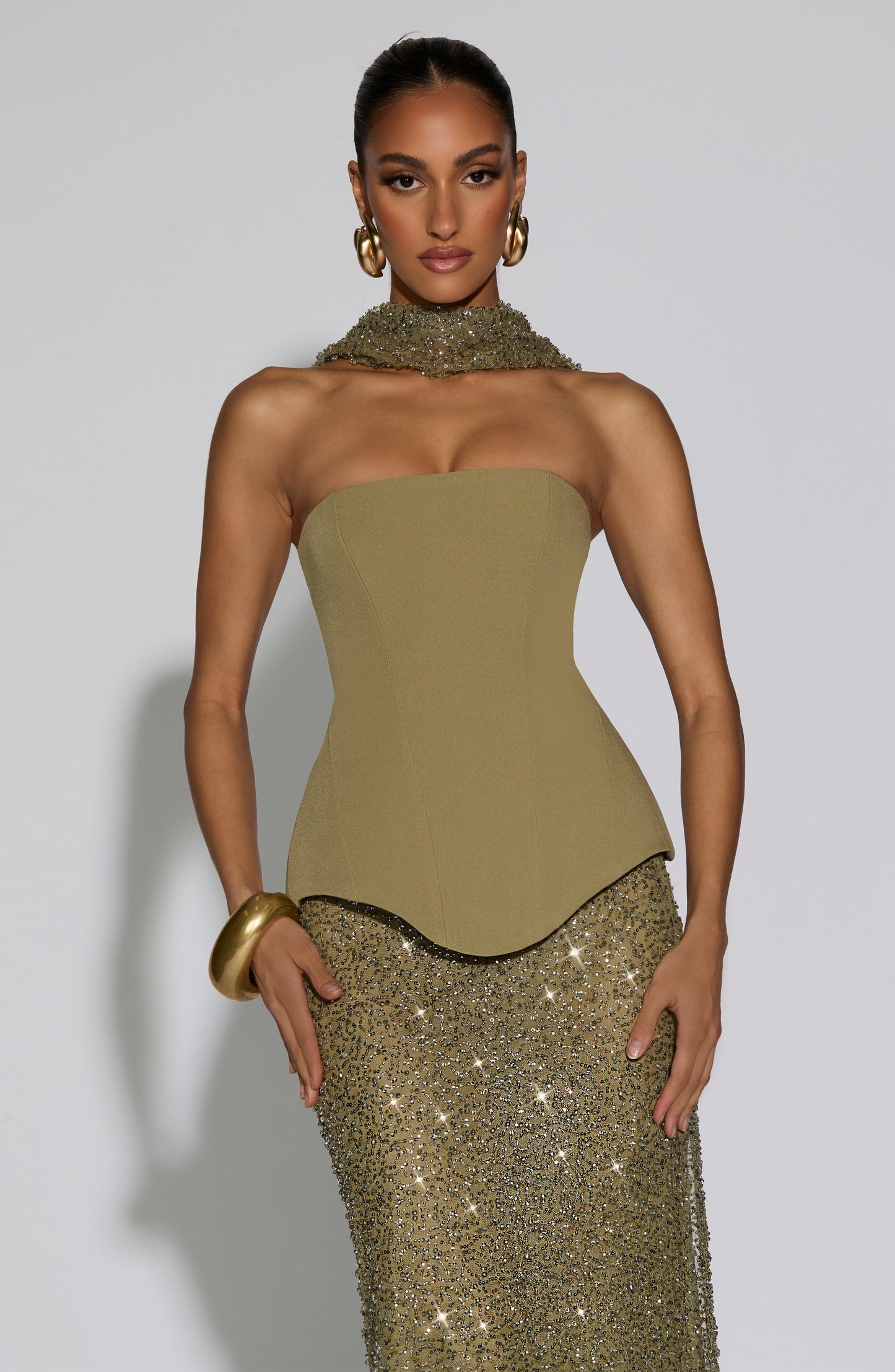 Oakley Corset - Sage Tops XS Fardora Premium Exclusive Design