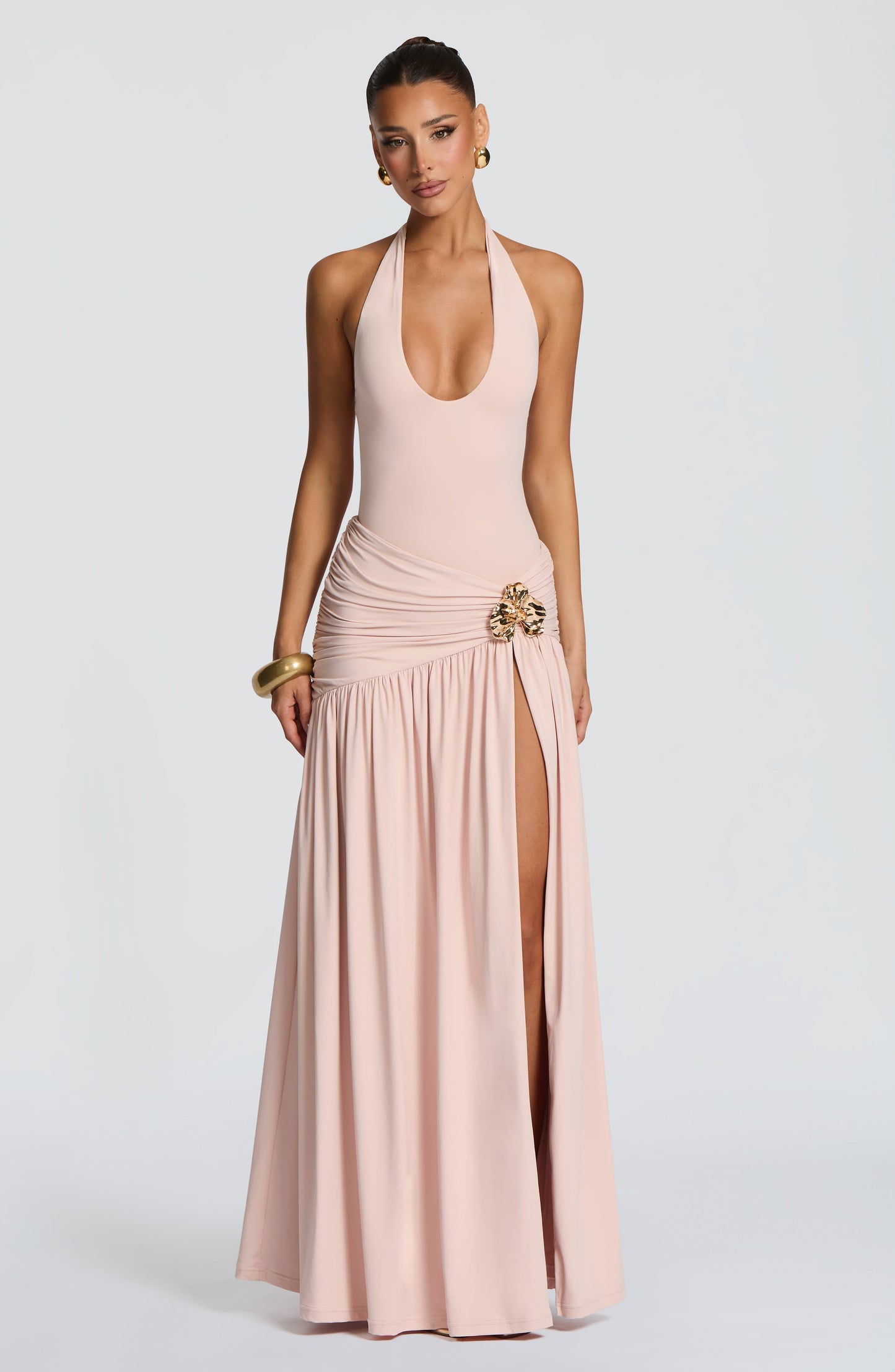 Odele Bodysuit - Soft Blush Bodysuit Fardora Premium Exclusive Design