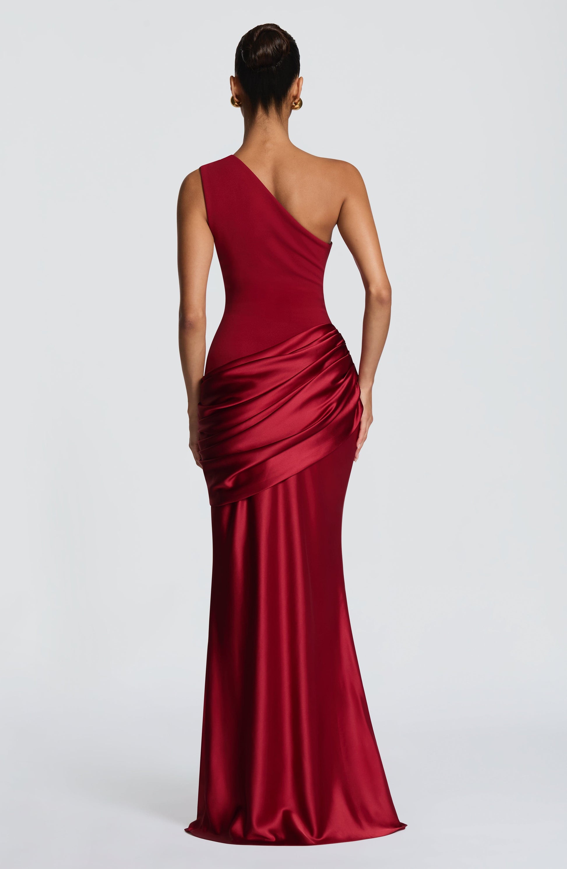 Sadona Maxi Dress - Deep Red Dress Fardora Premium Exclusive Design