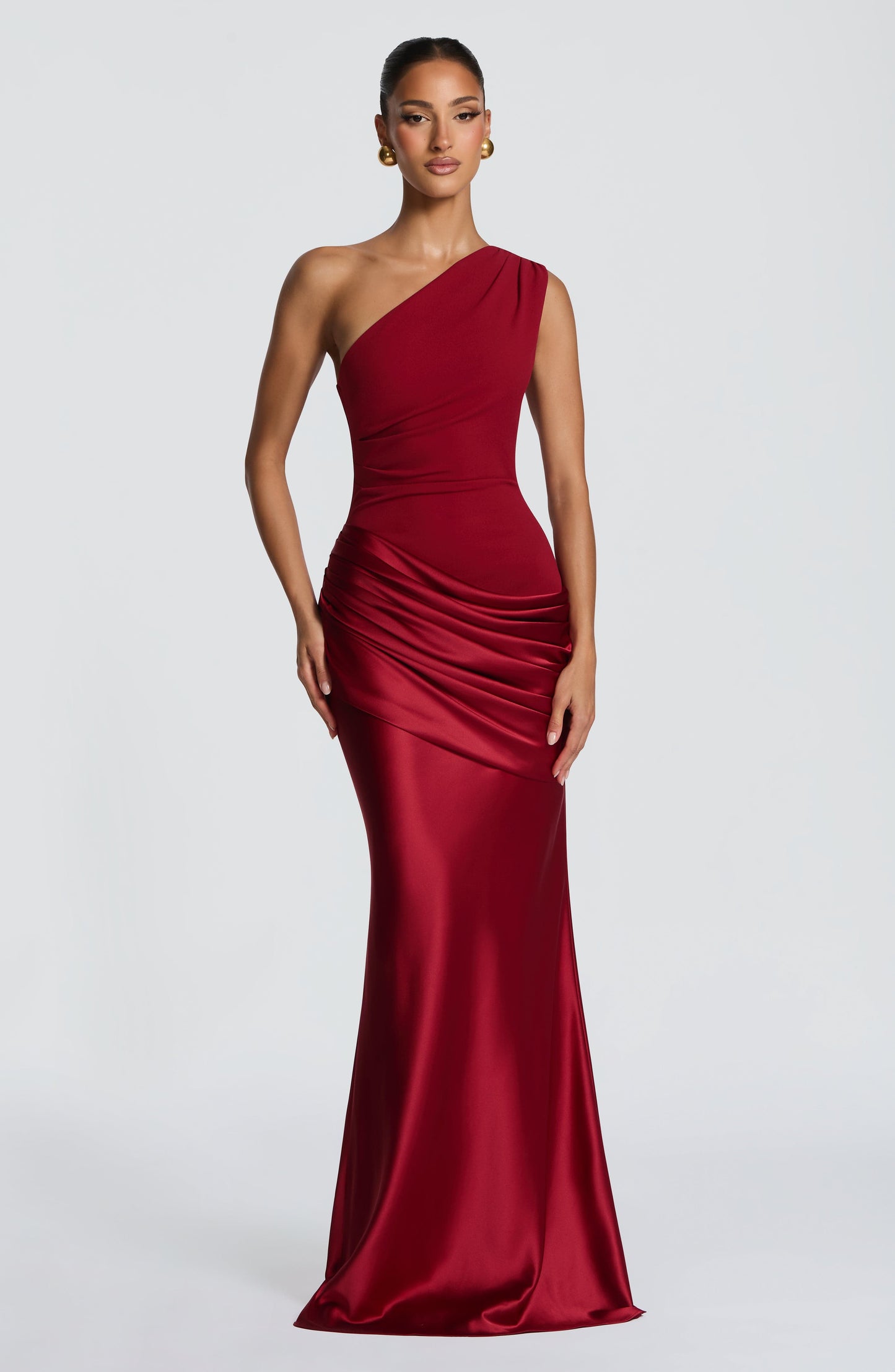 Sadona Maxi Dress - Deep Red Dress XS Fardora Premium Exclusive Design