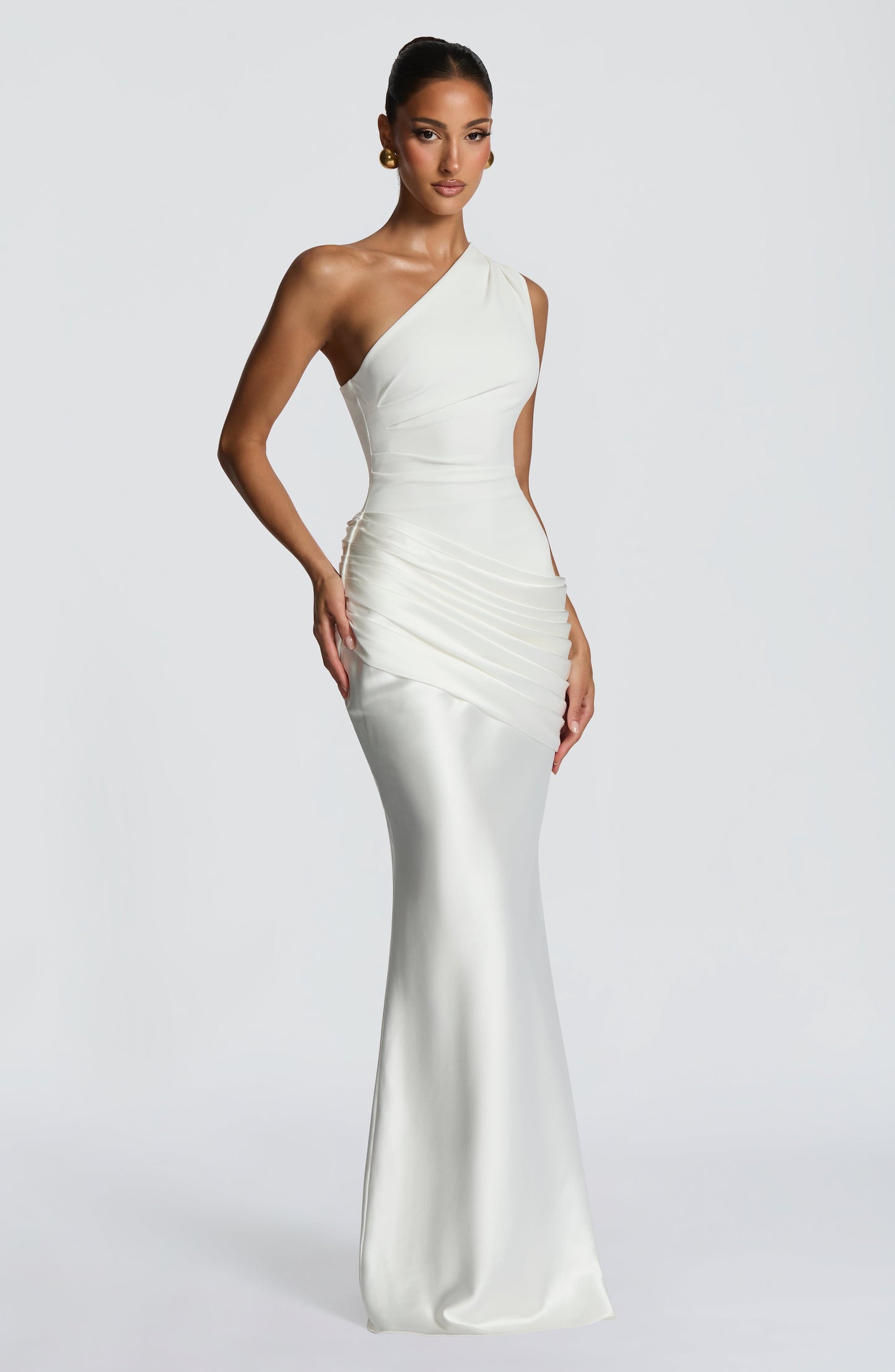 Sadona Maxi Dress - Ivory Dress Fardora Premium Exclusive Design