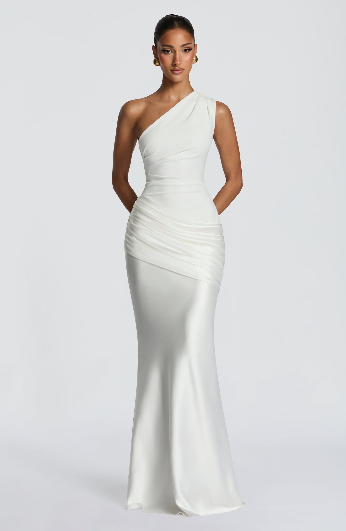 Sadona Maxi Dress - Ivory Dress Fardora Premium Exclusive Design
