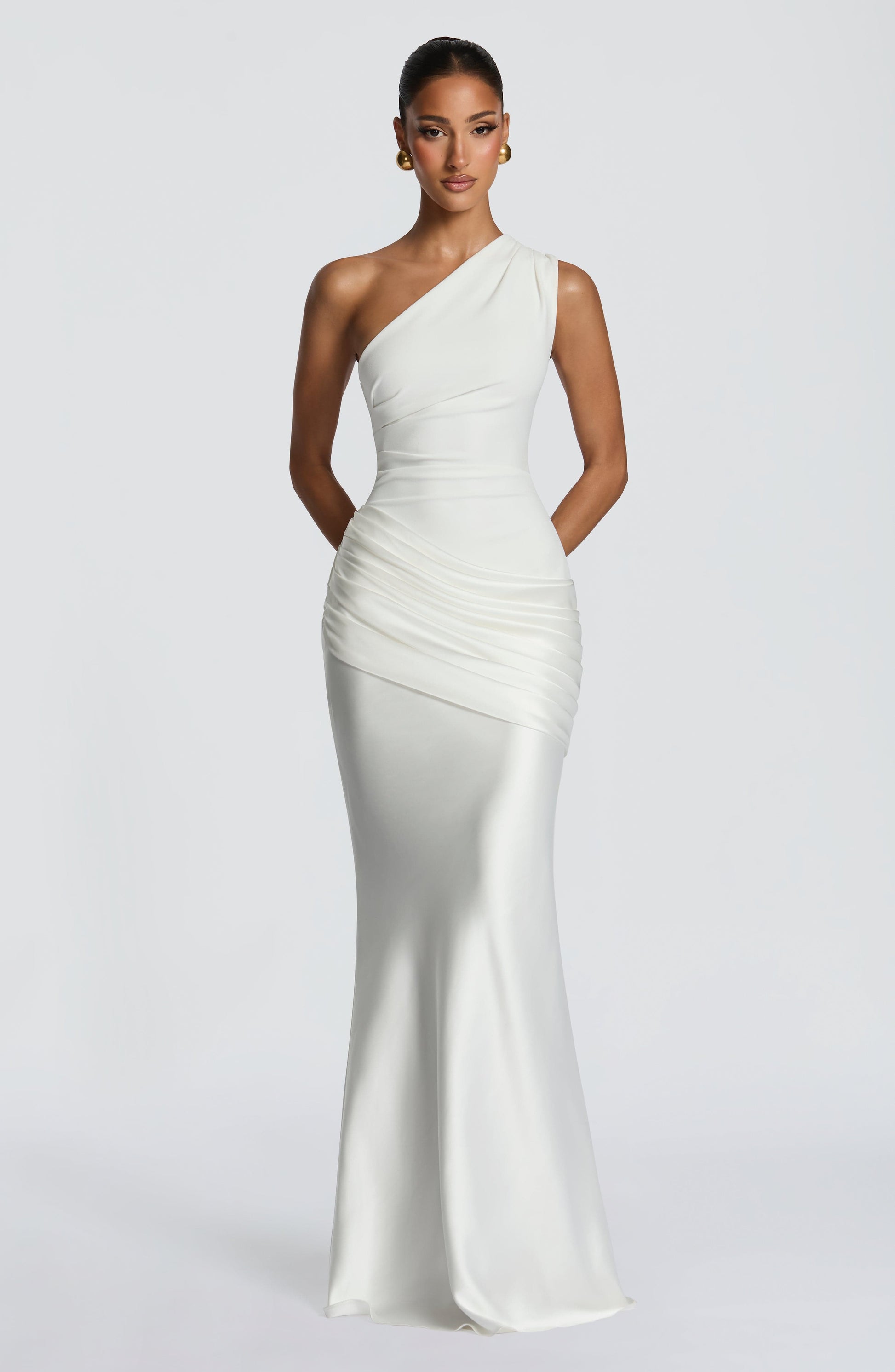 Sadona Maxi Dress - Ivory Dress Fardora Premium Exclusive Design