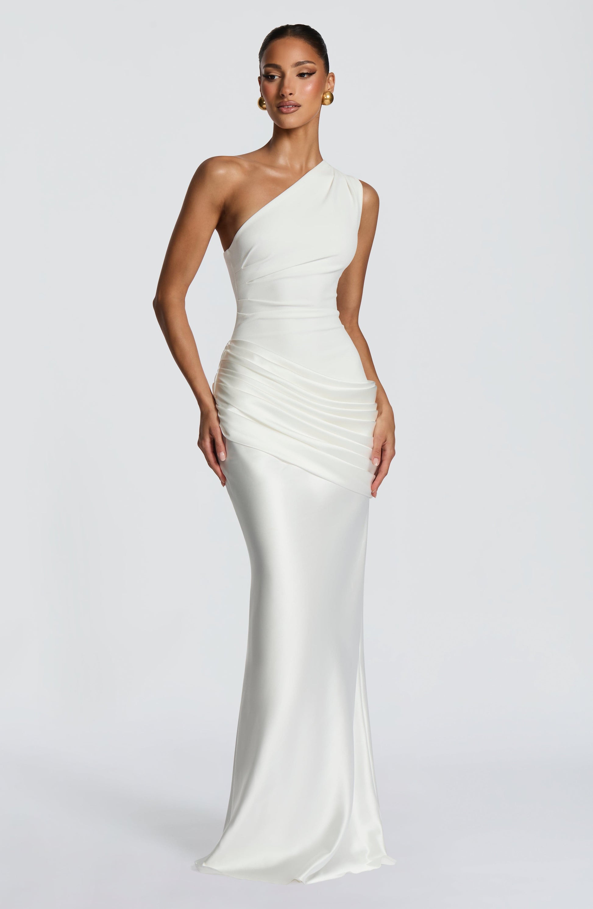 Sadona Maxi Dress - Ivory Dress Fardora Premium Exclusive Design