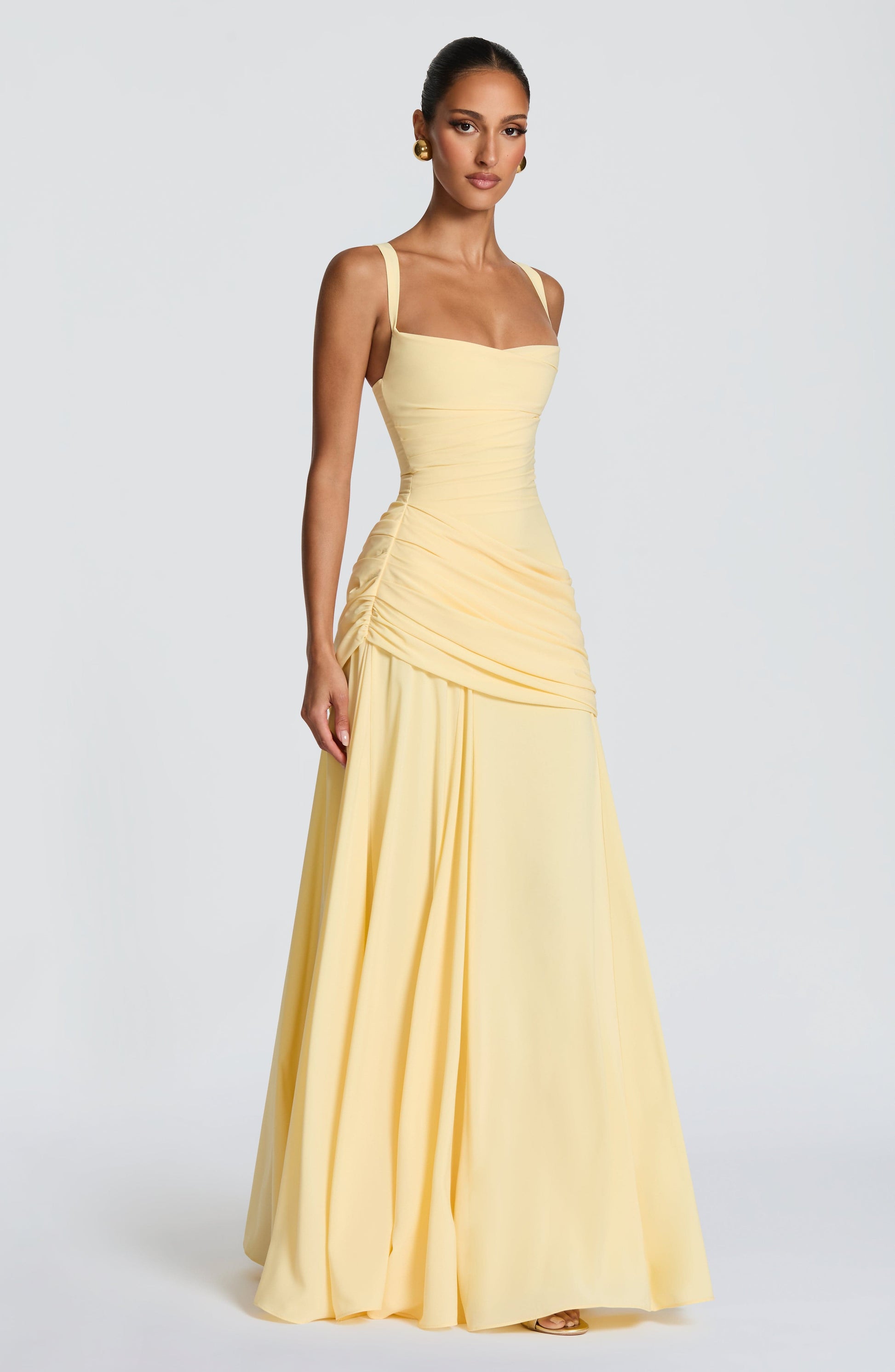 Sura Maxi Dress - Lemon Dress Babyboo Fashion Premium Exclusive Design