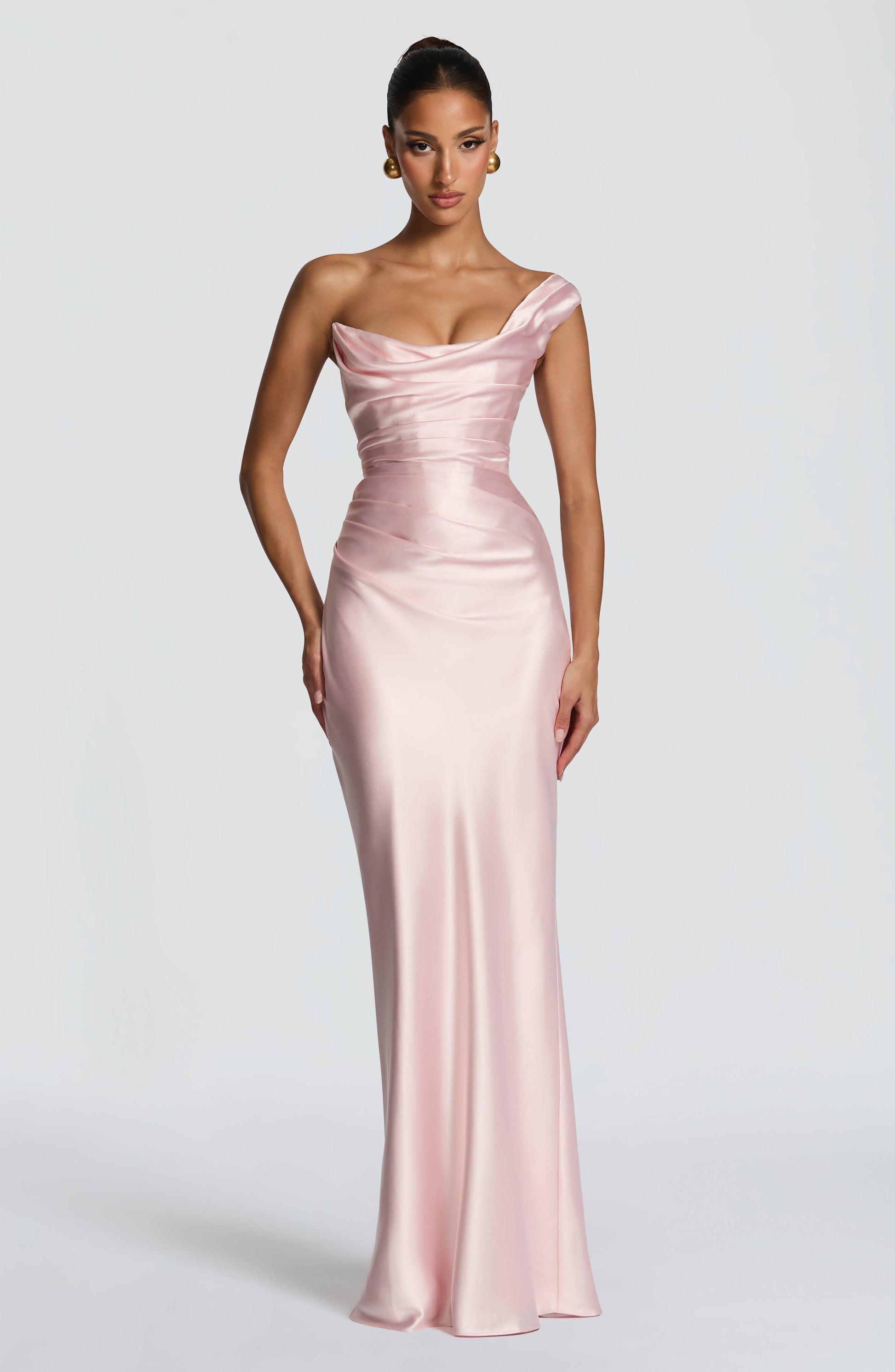 Thalassa Maxi Dress - Blush Dress Fardora Premium Exclusive Design