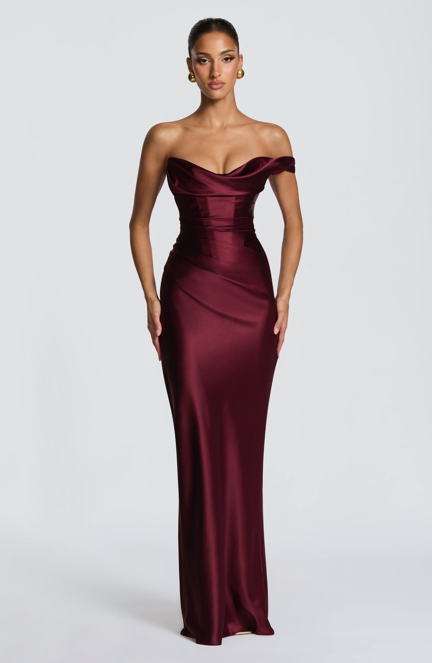 Thalassa Maxi Dress - Cherry Lacquer Dress Fardora Premium Exclusive Design