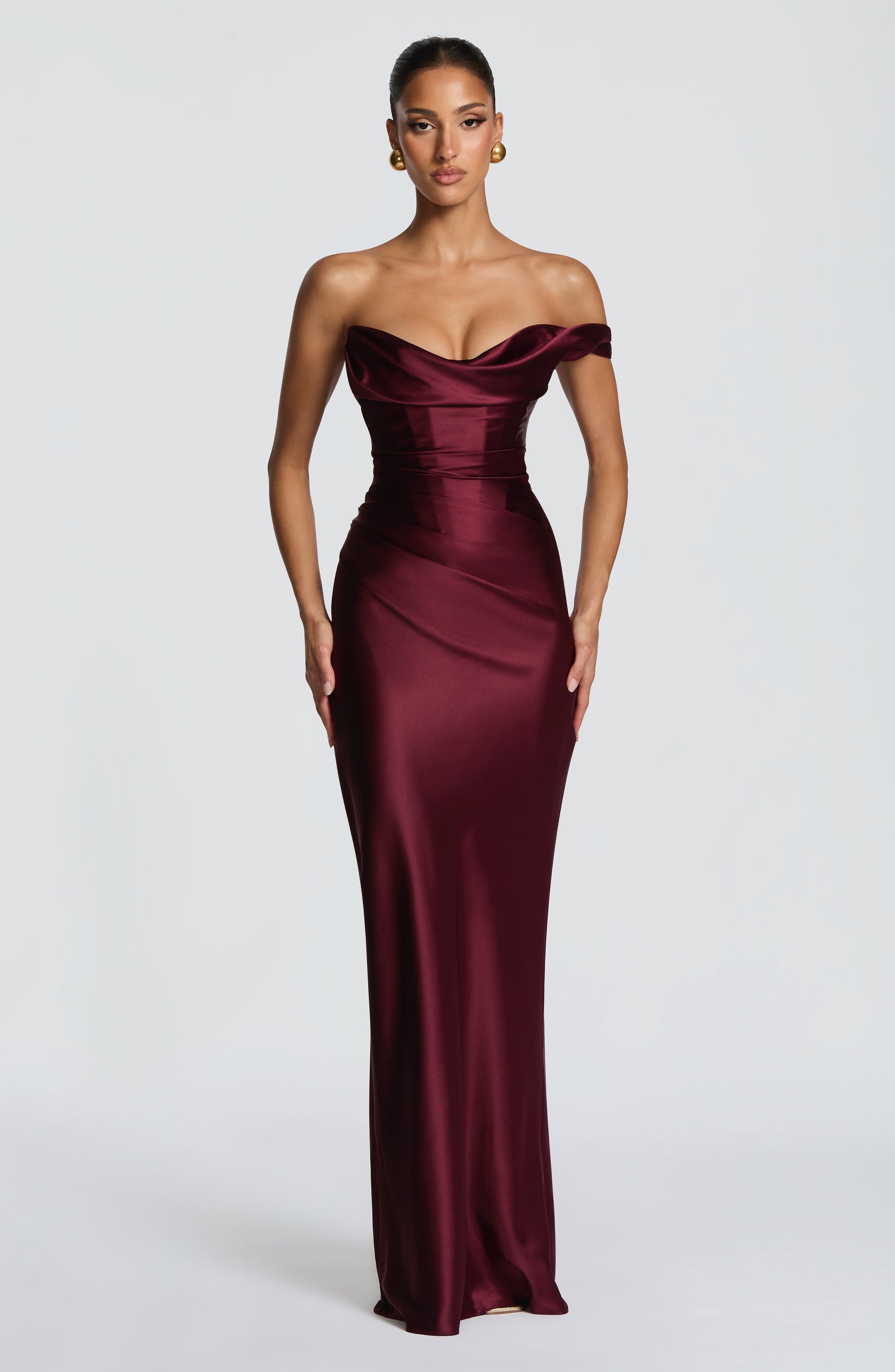 Thalassa Maxi Dress - Cherry Lacquer Dress Fardora Premium Exclusive Design