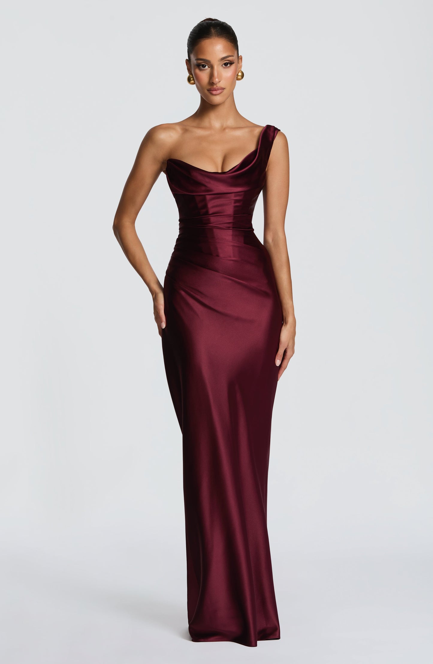 Thalassa Maxi Dress - Cherry Lacquer Dress XS Fardora Premium Exclusive Design