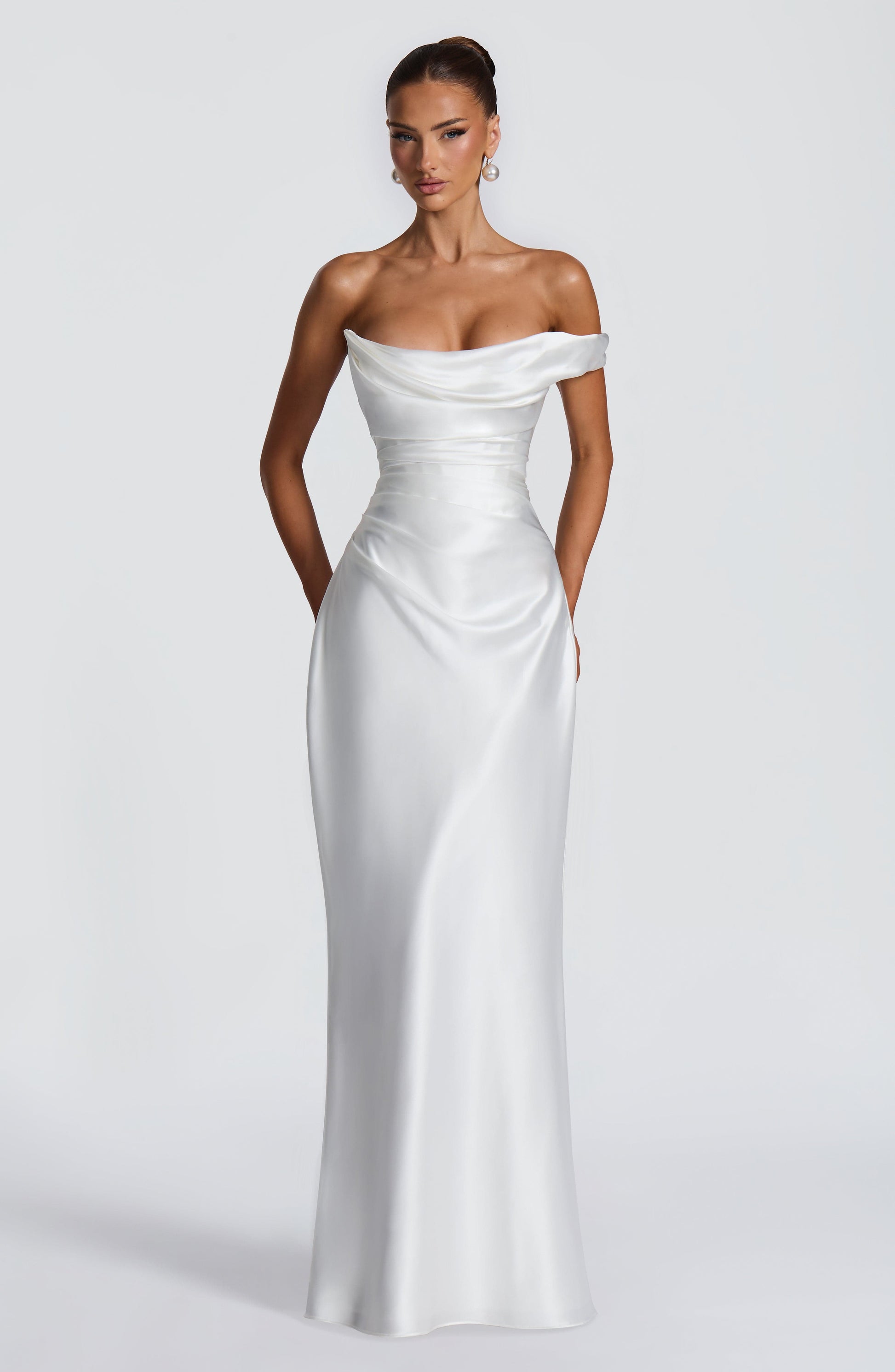Thalassa Maxi Dress - Ivory Dress Fardora Premium Exclusive Design