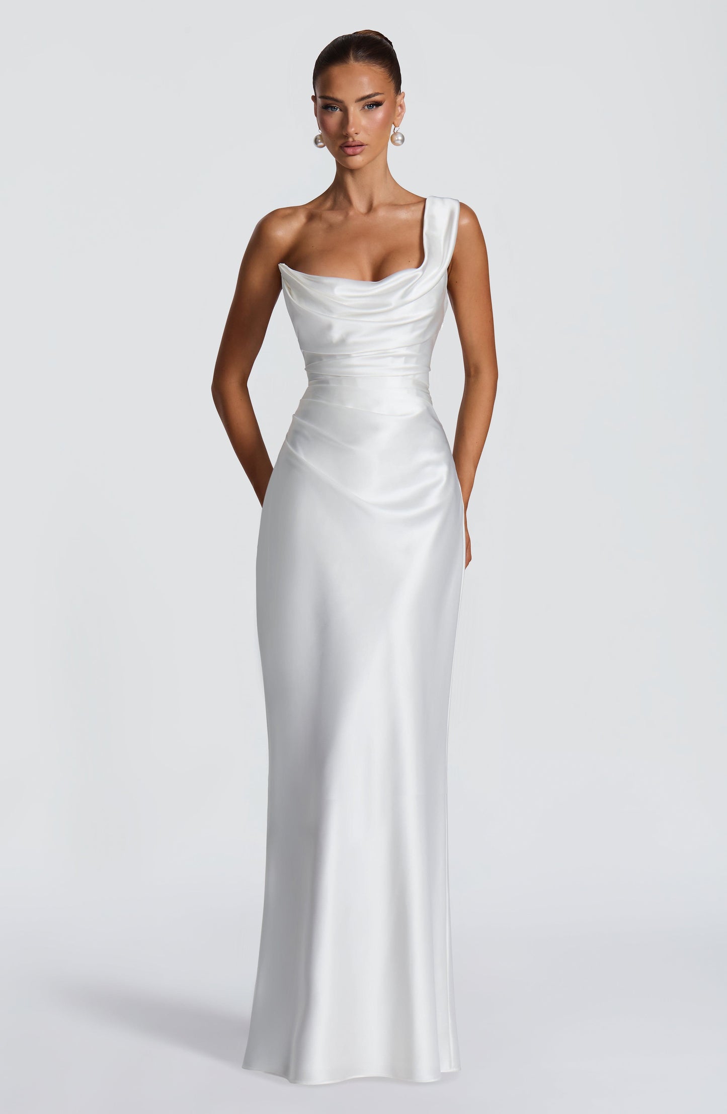 Thalassa Maxi Dress - Ivory Dress Fardora Premium Exclusive Design