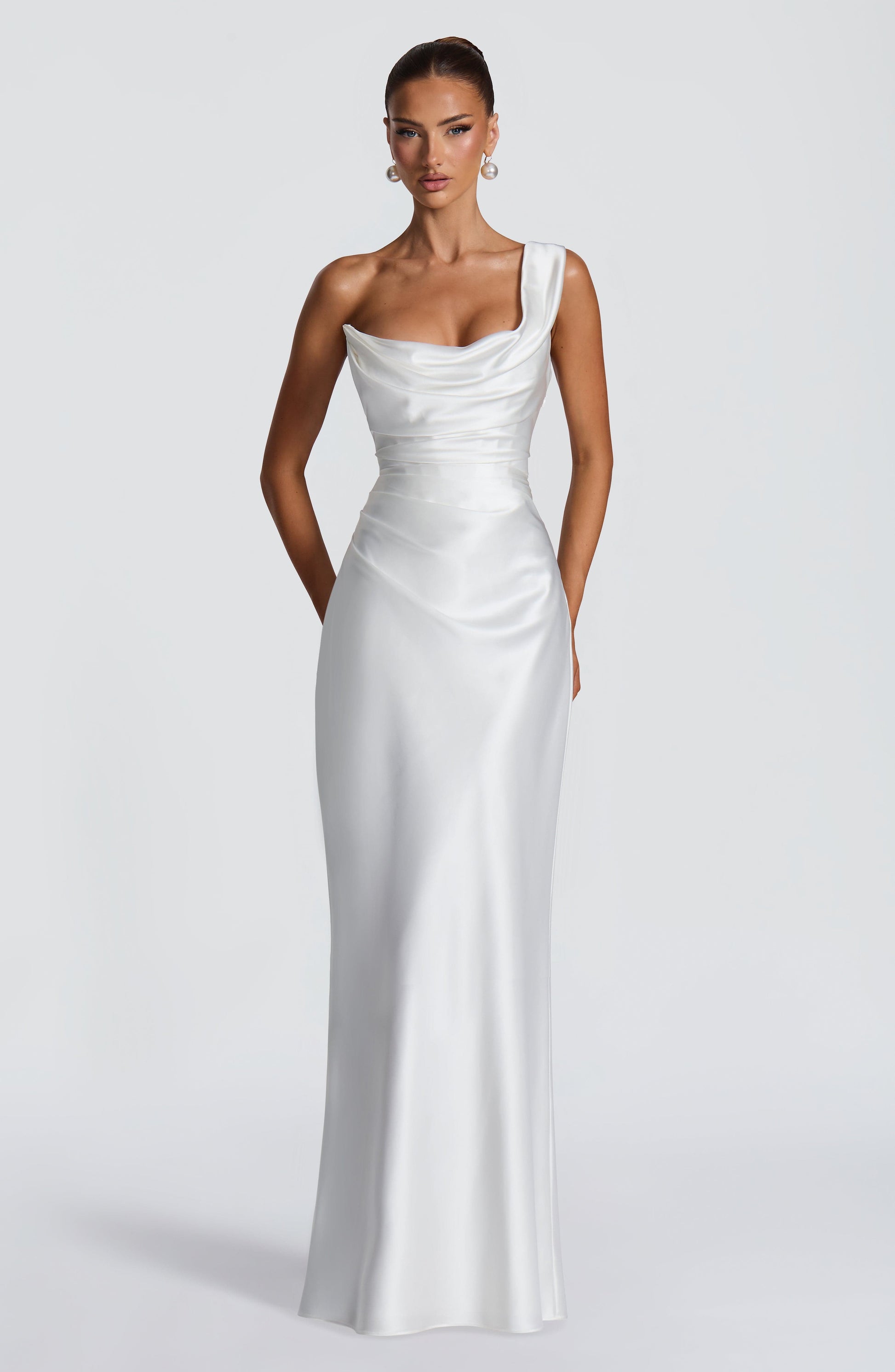 Thalassa Maxi Dress - Ivory Dress Fardora Premium Exclusive Design