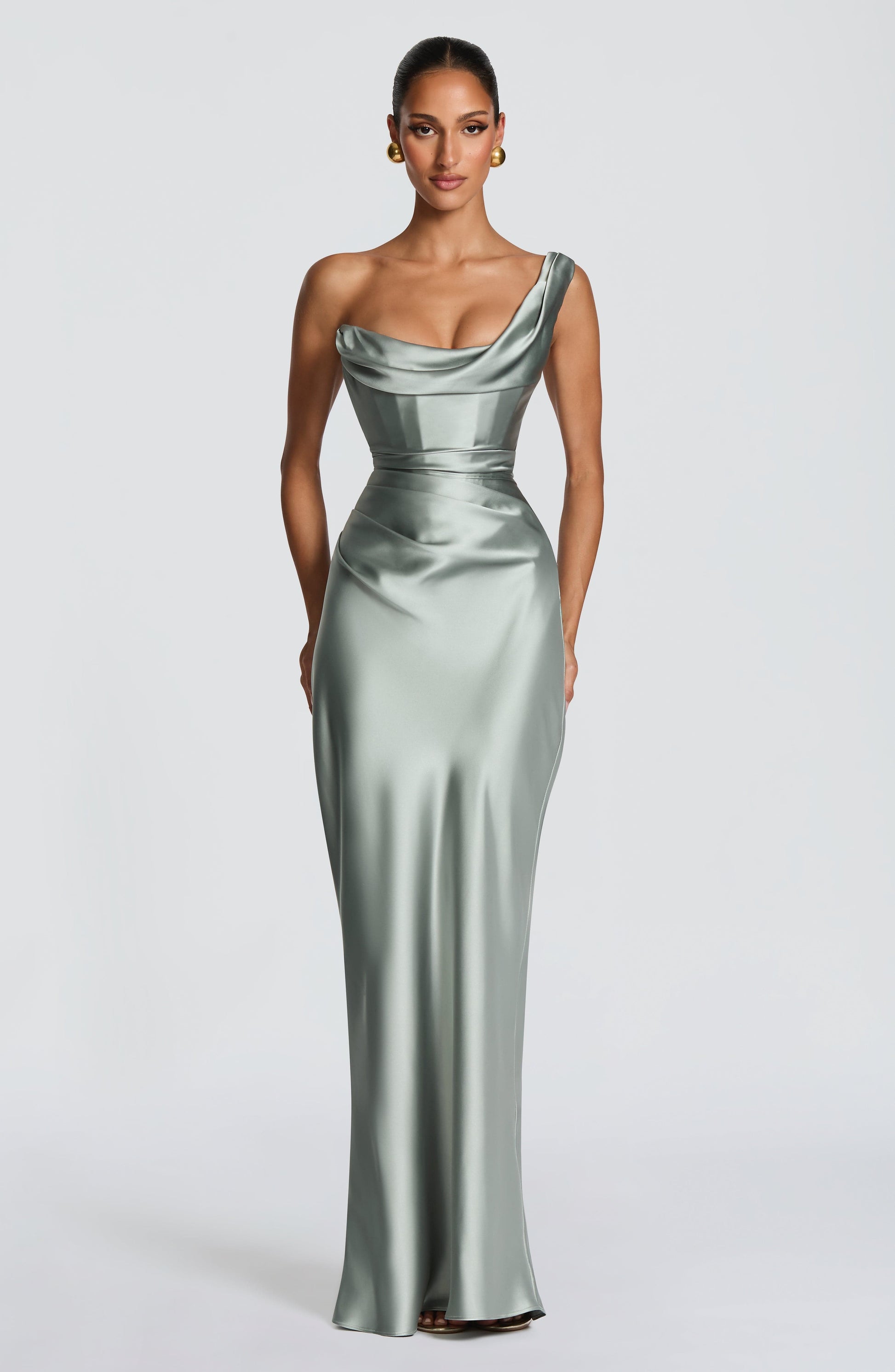 Thalassa Maxi Dress - Sage Dress Fardora Premium Exclusive Design