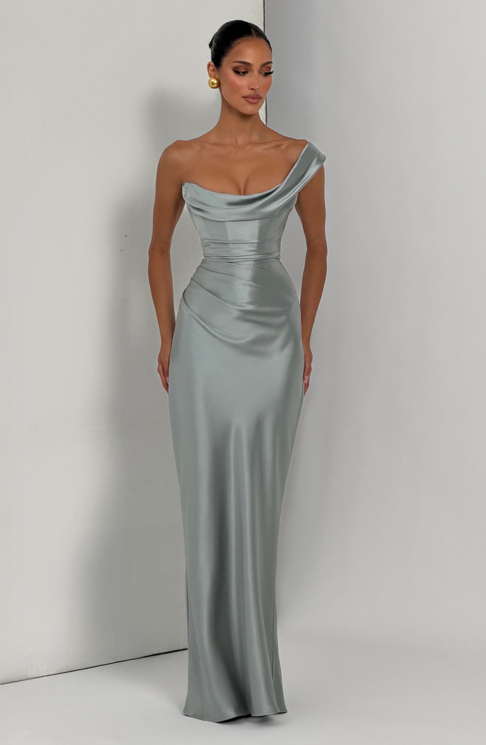 Thalassa Maxi Dress - Sage Dress Fardora Premium Exclusive Design